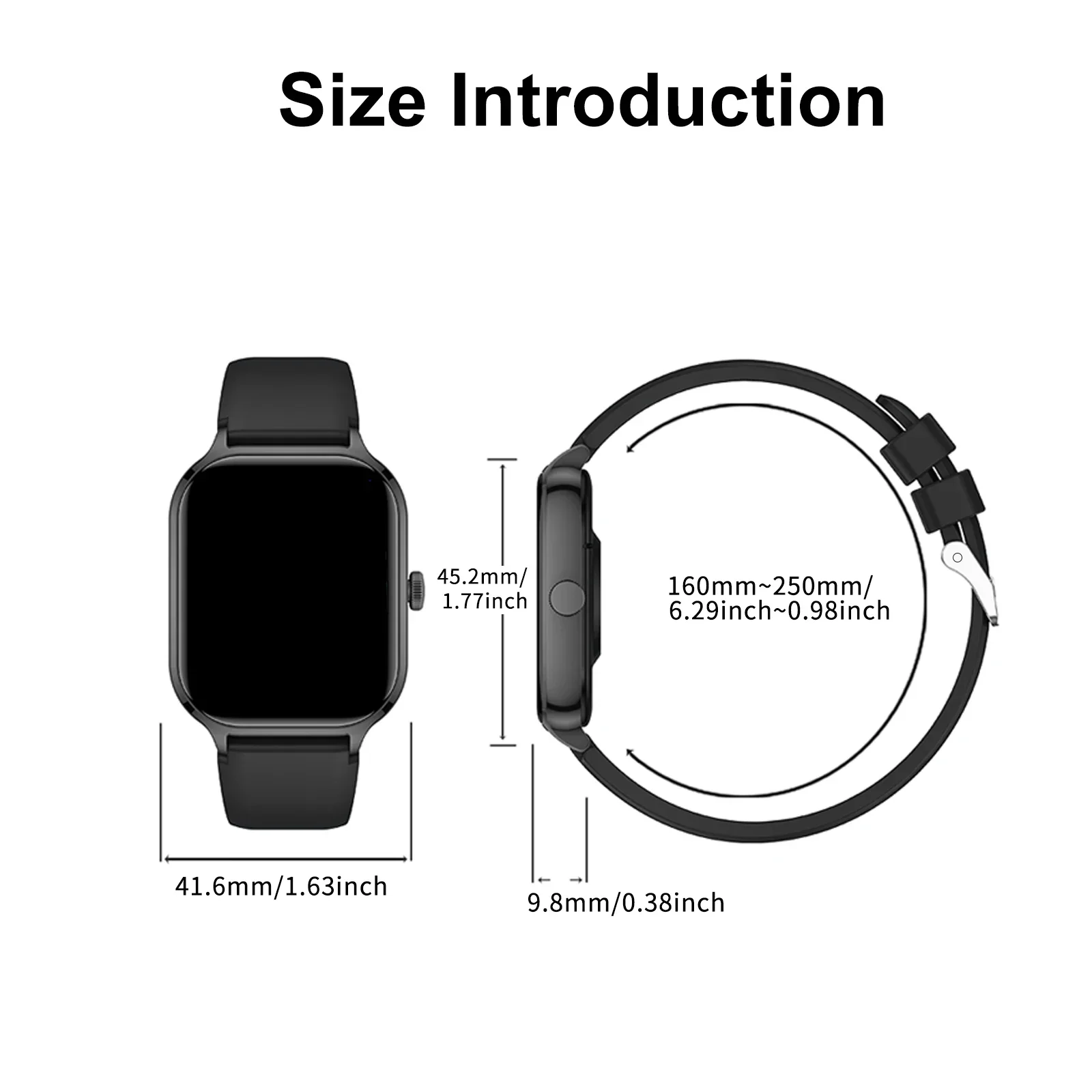Smart Watch Bluetooth Call Fitness Tracker Sports Modes Notifications for iOS Android - Image 7