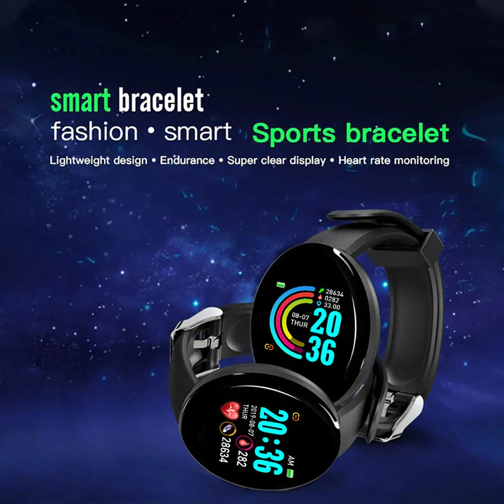 Smart Watch Fitness Tracker Heart Rate Blood Pressure Smartwatch for iOS Android - Image 3
