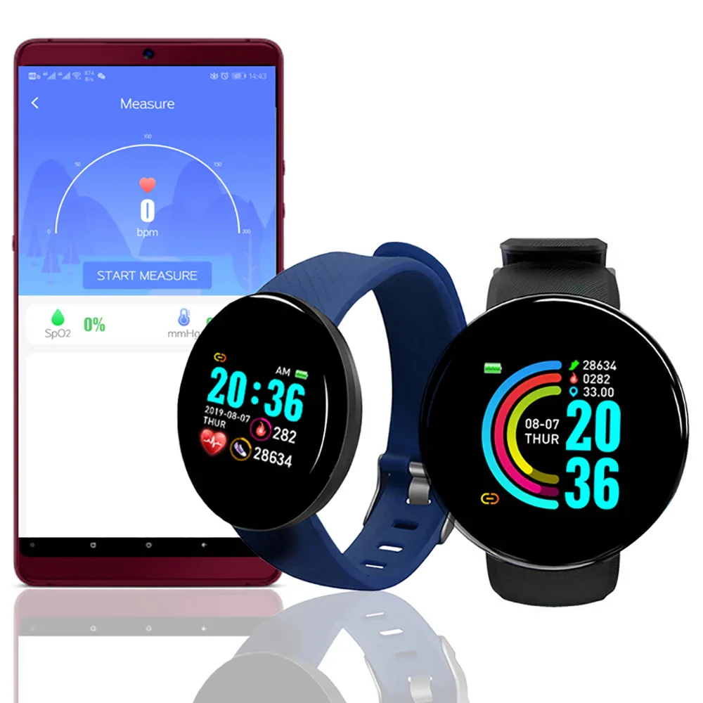 Smart Watch Fitness Tracker Heart Rate Blood Pressure Smartwatch for iOS Android - Image 4
