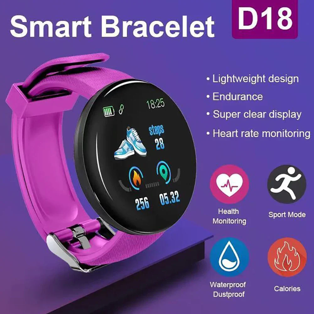 Smart Watch Fitness Tracker Heart Rate Blood Pressure Smartwatch for iOS Android - Image 5