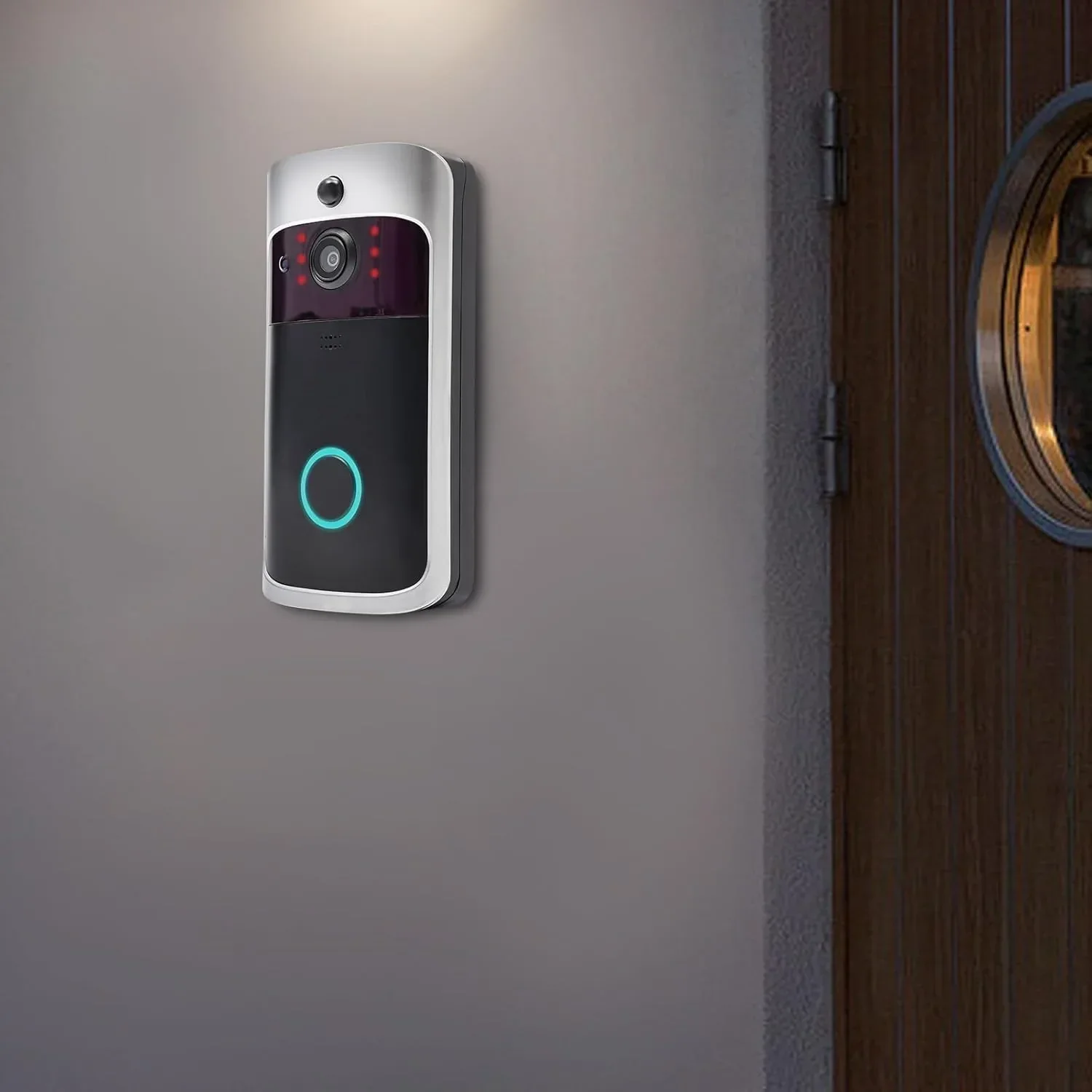 Smart WiFi Video Doorbell Camera Night Vision Motion Sensor Voice Control - Image 3
