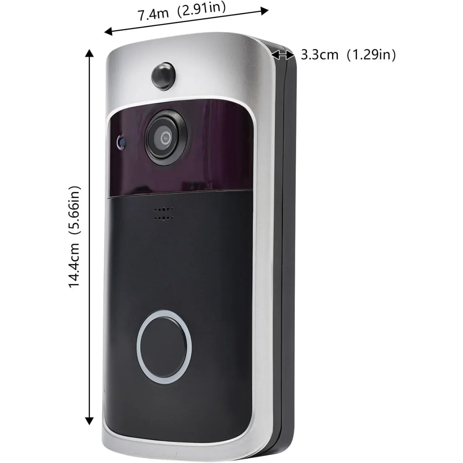 Smart WiFi Video Doorbell Camera Night Vision Motion Sensor Voice Control - Image 6