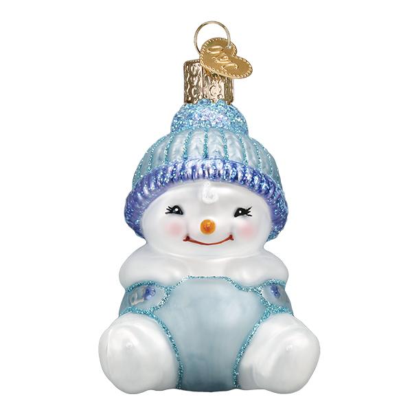 Snow Baby Boy Ornament - Image 3