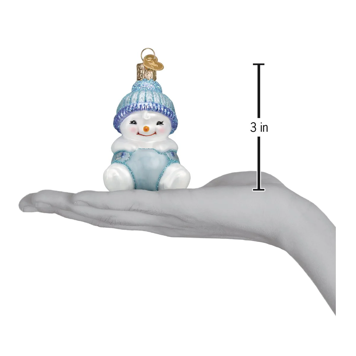 Snow Baby Boy Ornament - Image 6