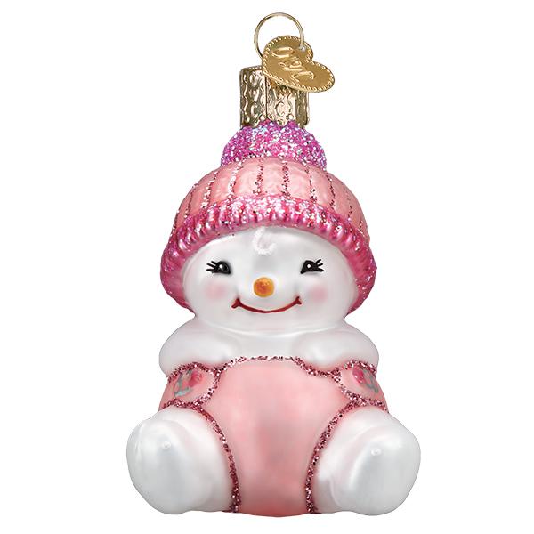 Snow Baby Girl Ornament - Image 3