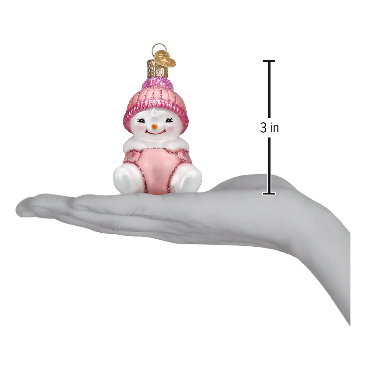 Snow Baby Girl Ornament - Image 6