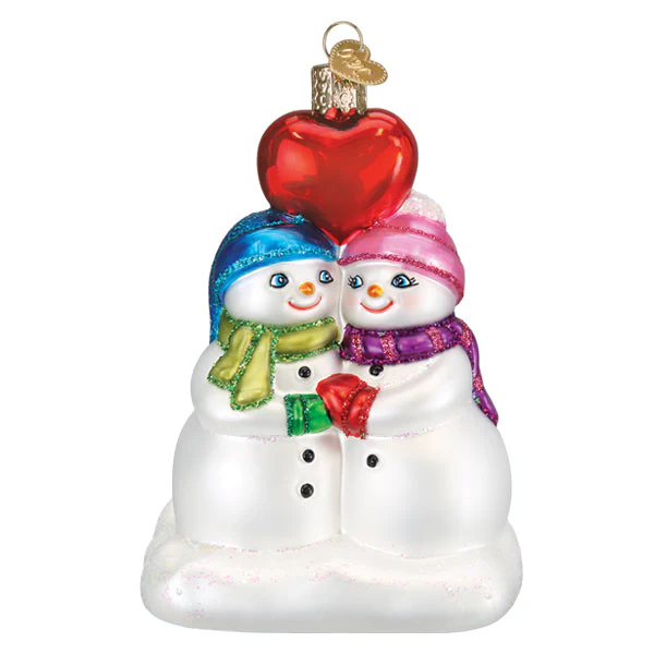 Snow Couple's First Christmas Ornament - Image 3