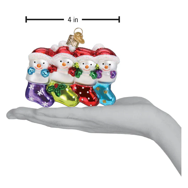 Snow Family Of 4 Ornament - Image 6
