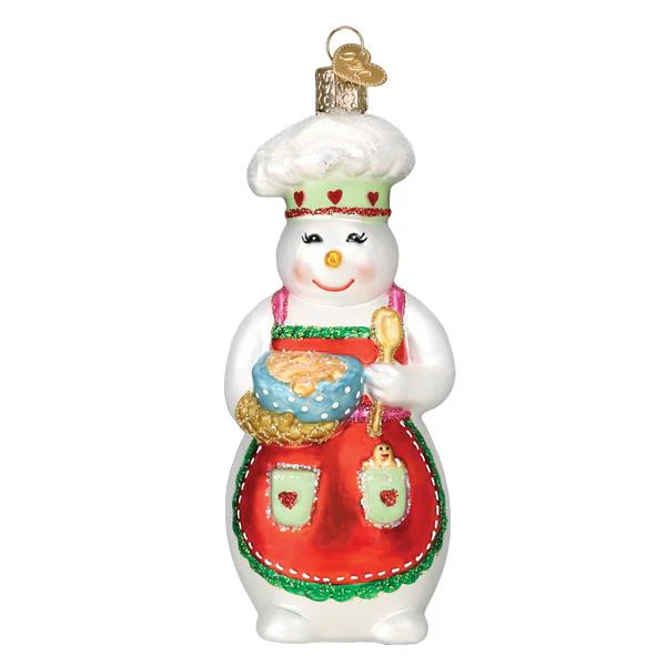 Snow Woman Chef Ornament - Image 3