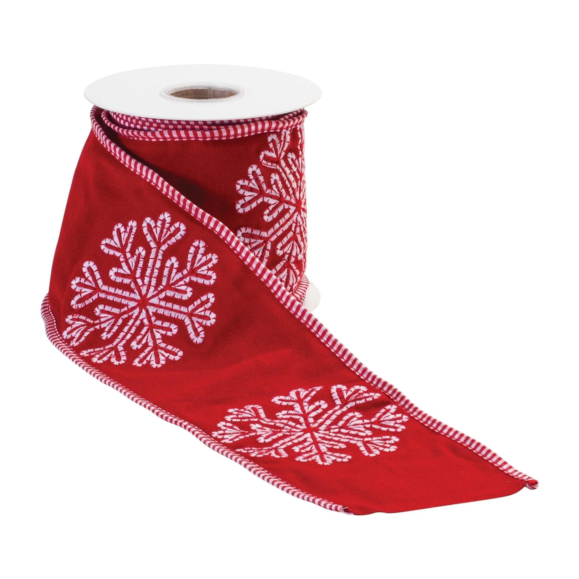 Snowflake Outline Ribbon 4" x 5 yds. - Image 2