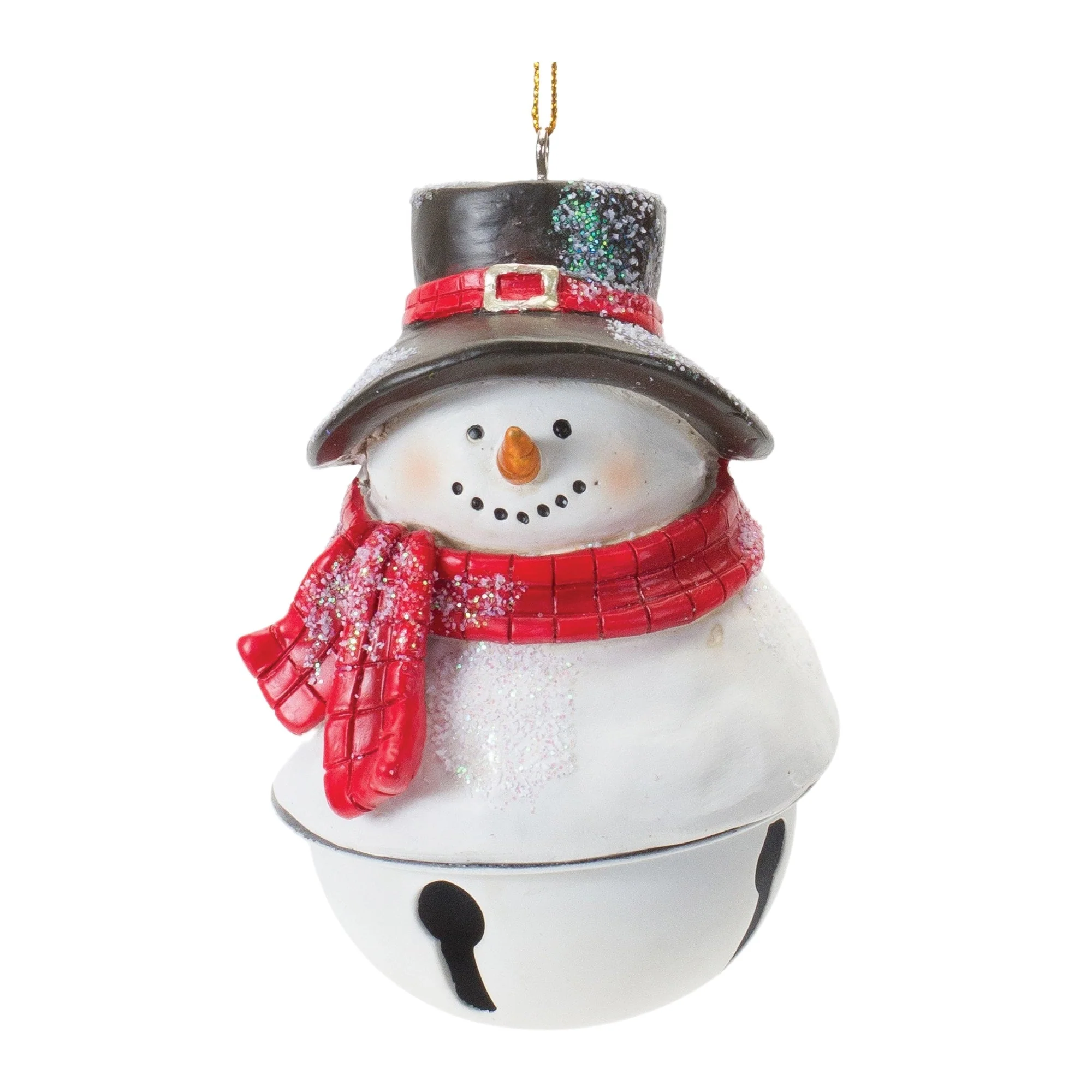 Snowman Sleigh Bell Ornament (Set of 12) - Image 3