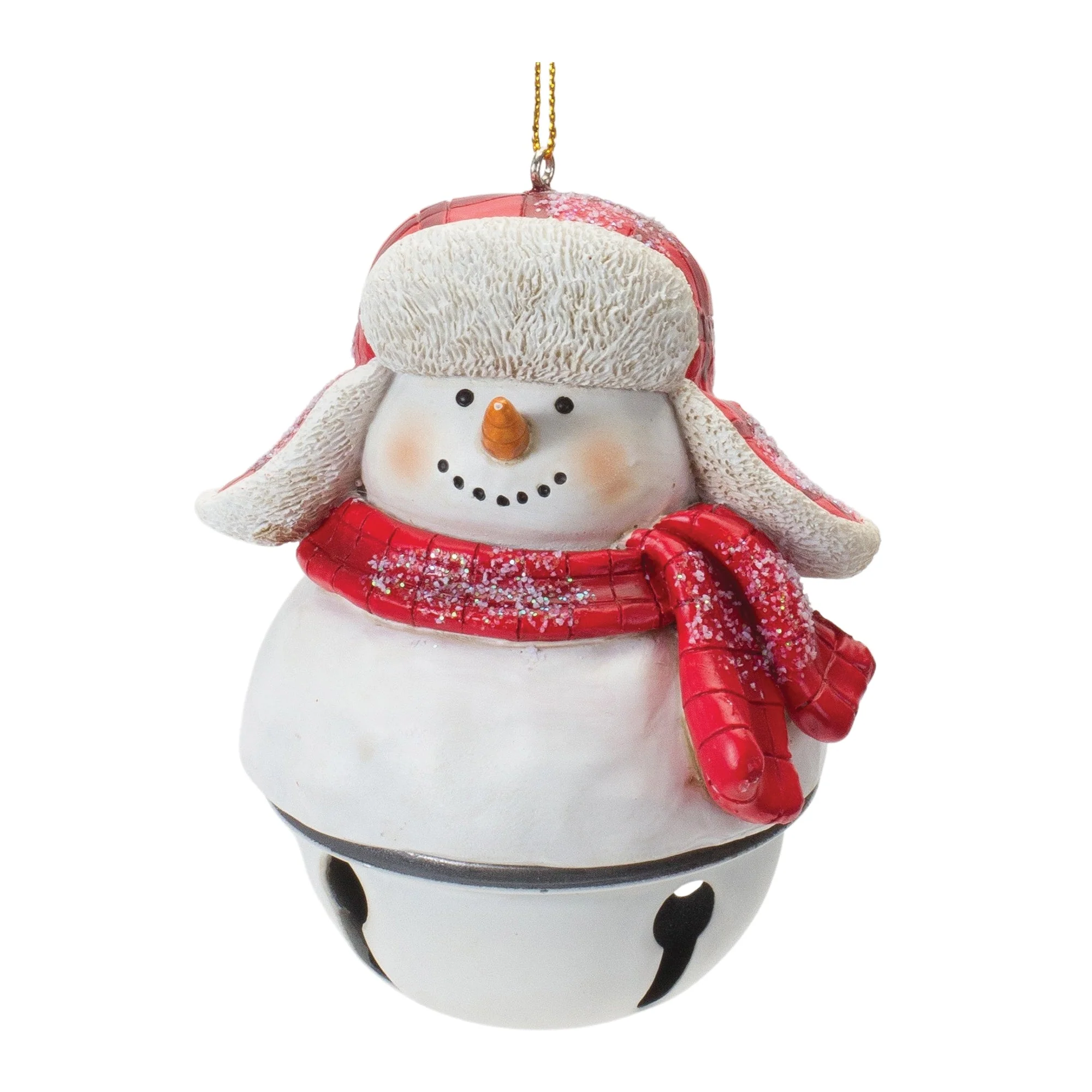 Snowman Sleigh Bell Ornament (Set of 12) - Image 4
