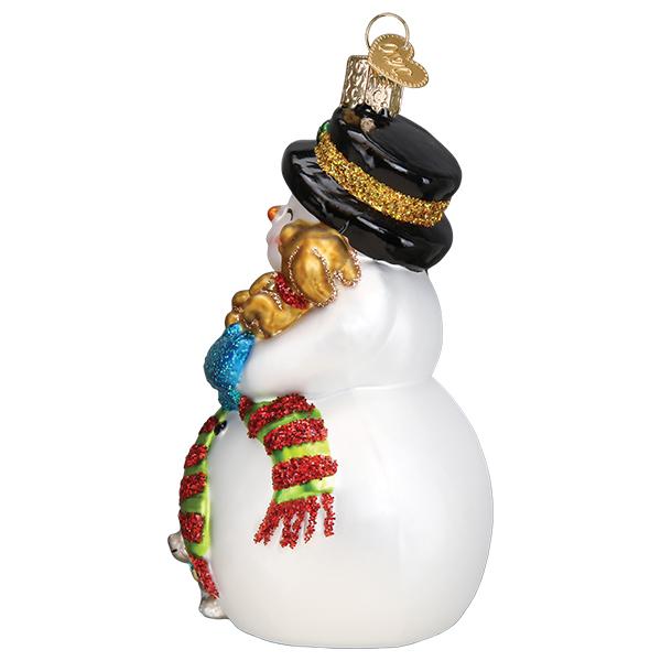 Snowman With Playful Pets - Image 4