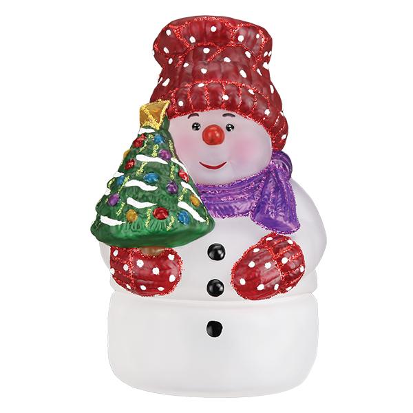 Snowman With Tree Candle Light - Image 2