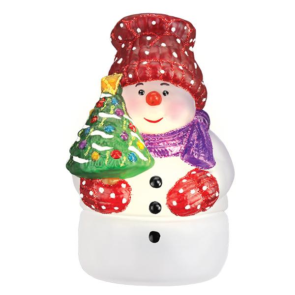 Snowman With Tree Candle Light - Image 3