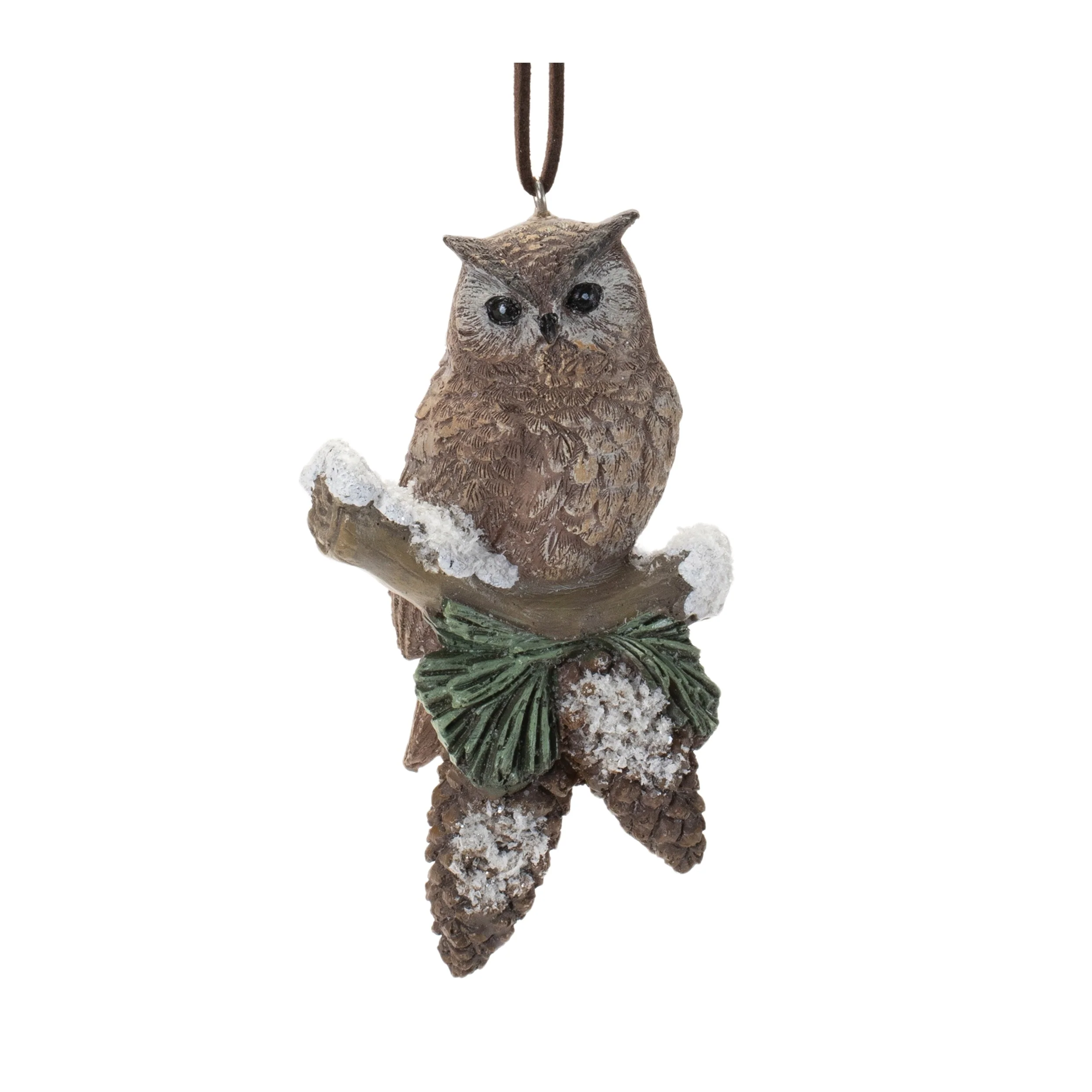 Snowy Cardinal Bird and Owl Ornament (Set of 12) - Image 5