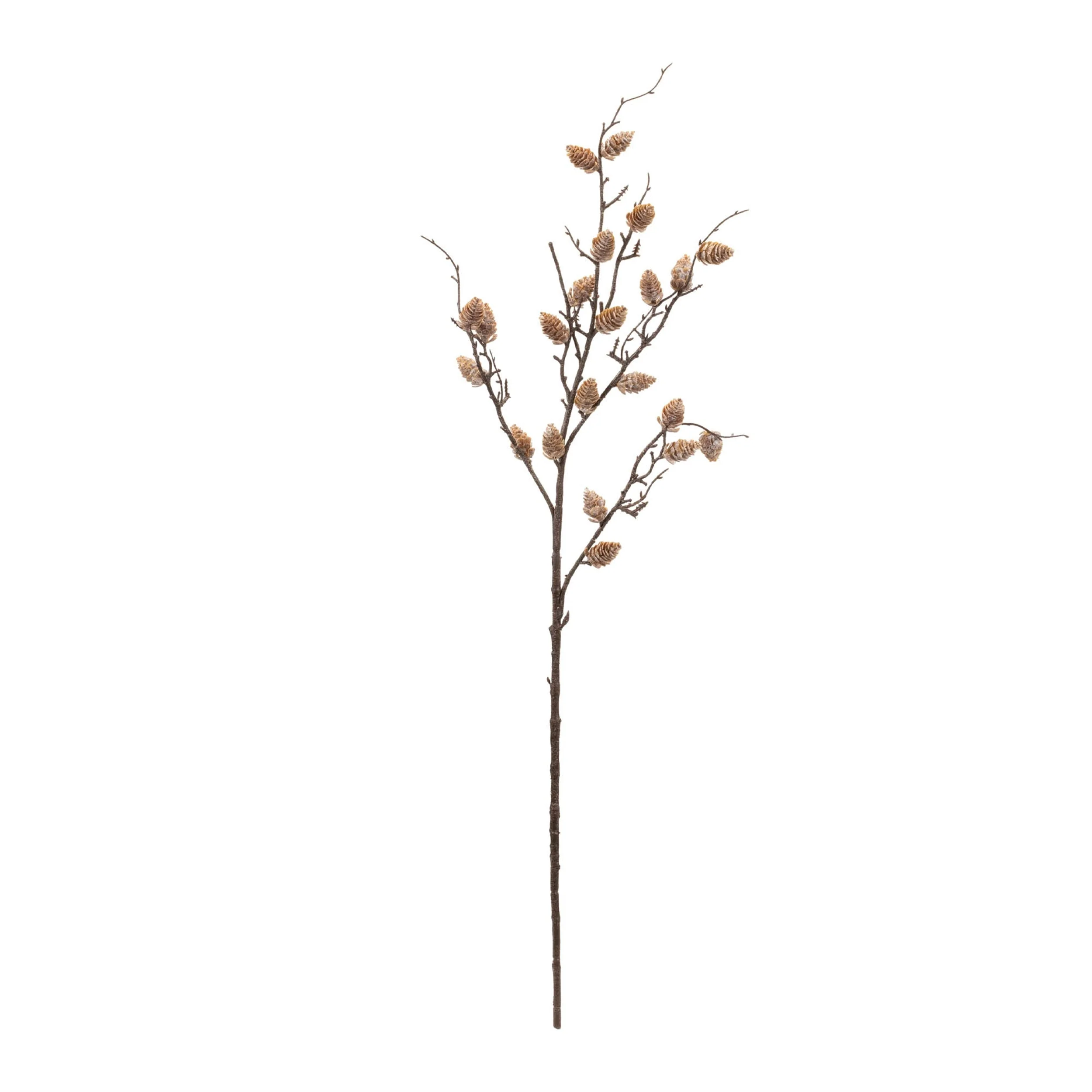 Snowy pinecone twig spray (set of 6) - Image 2