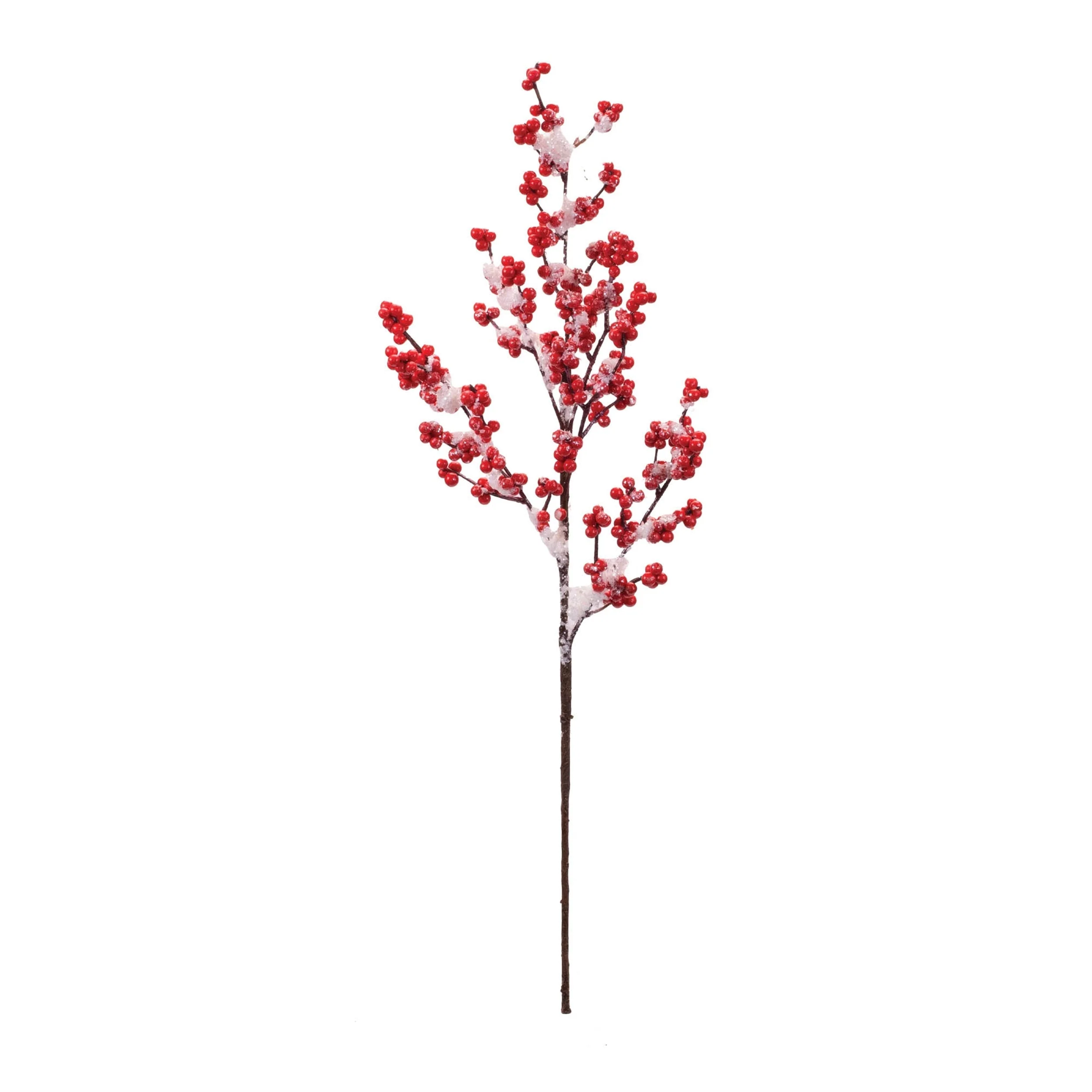 Snowy Winter Berry Branch (Set of 4) - Image 2