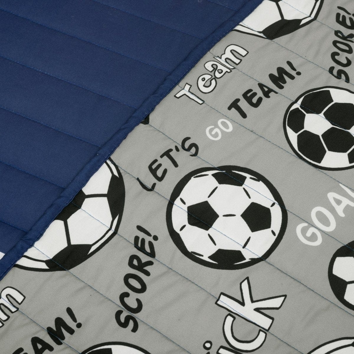 Soccer Game Reversible Quilt Set - Image 29