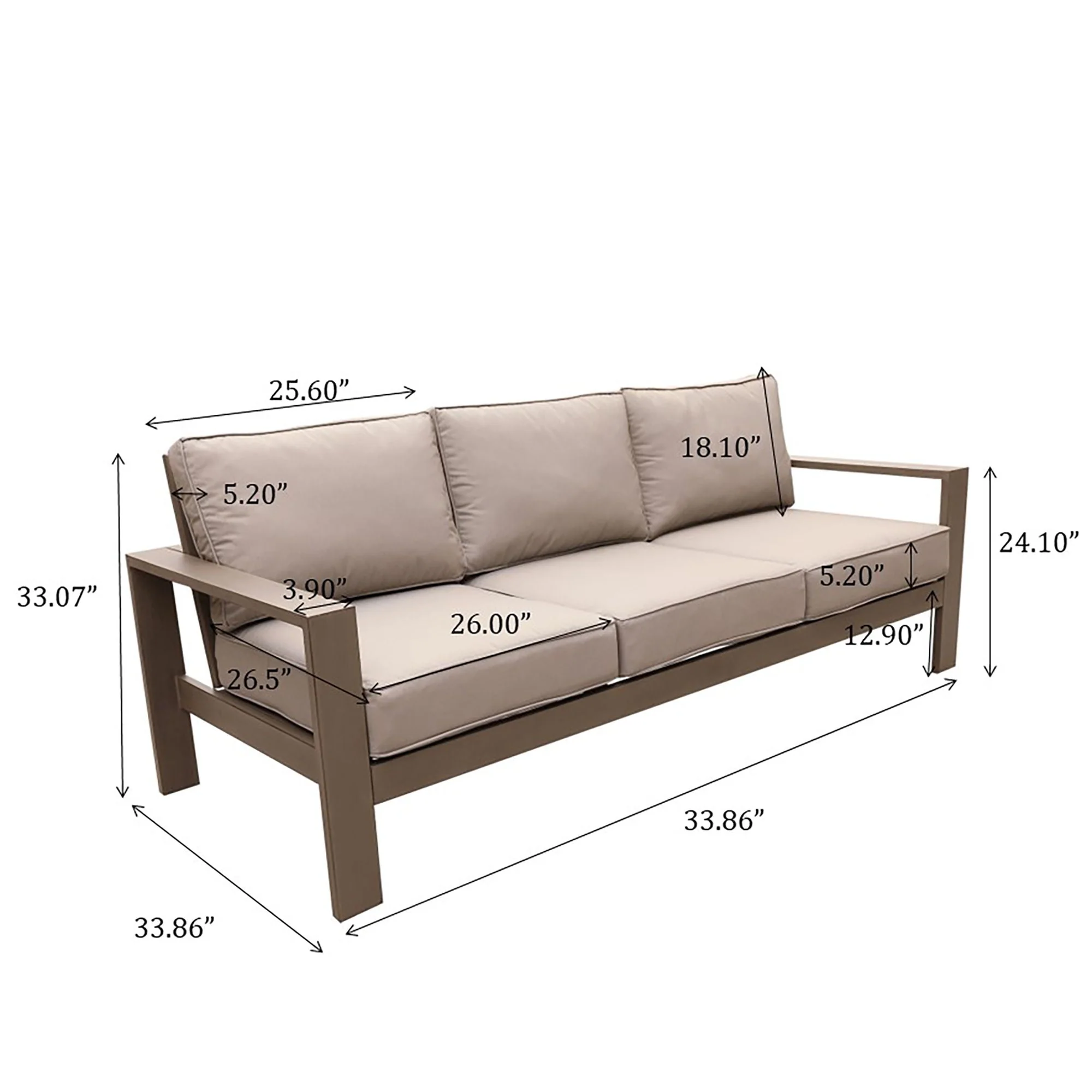 Sofa, Powdered - Image 3