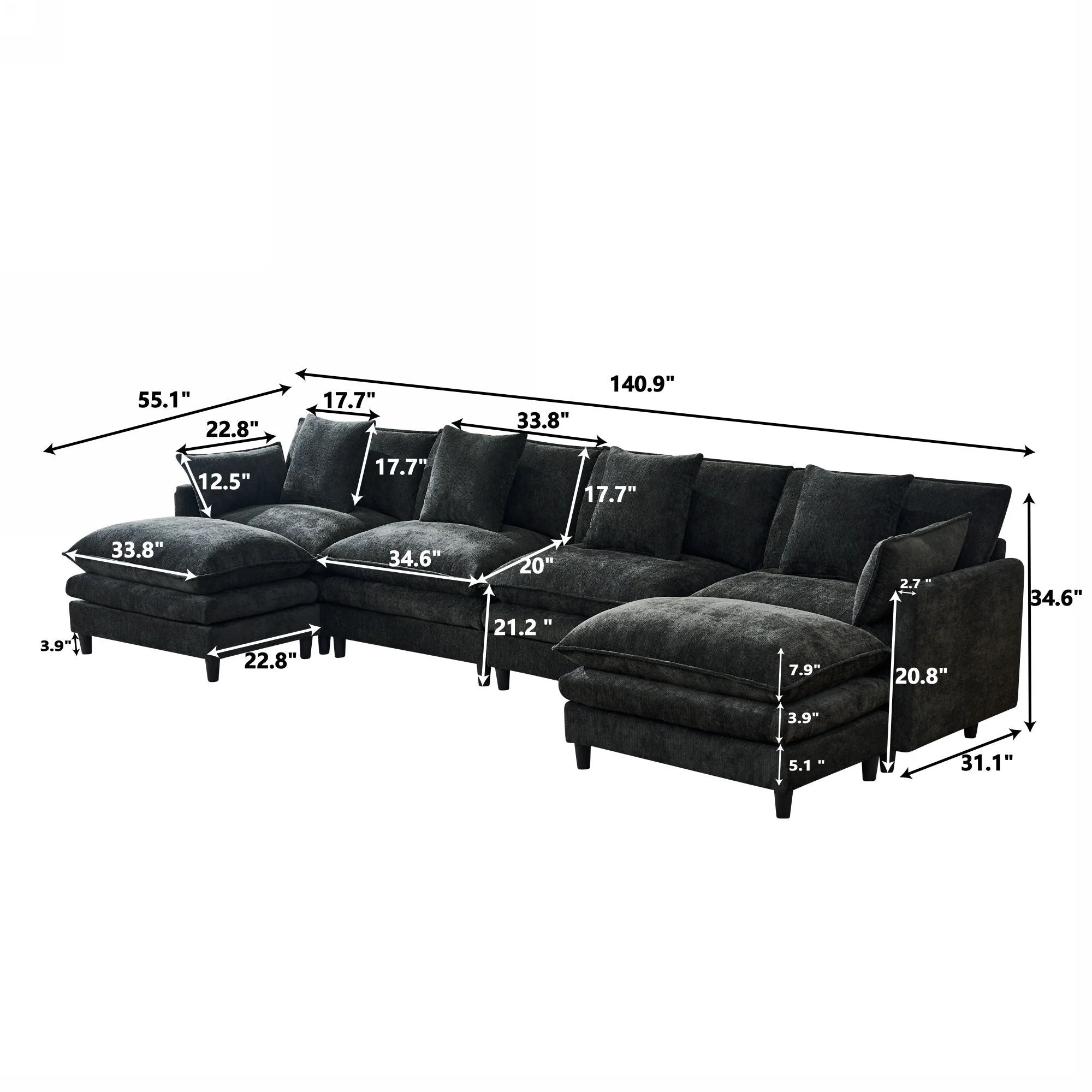 Sofa With Modular Design - Image 19