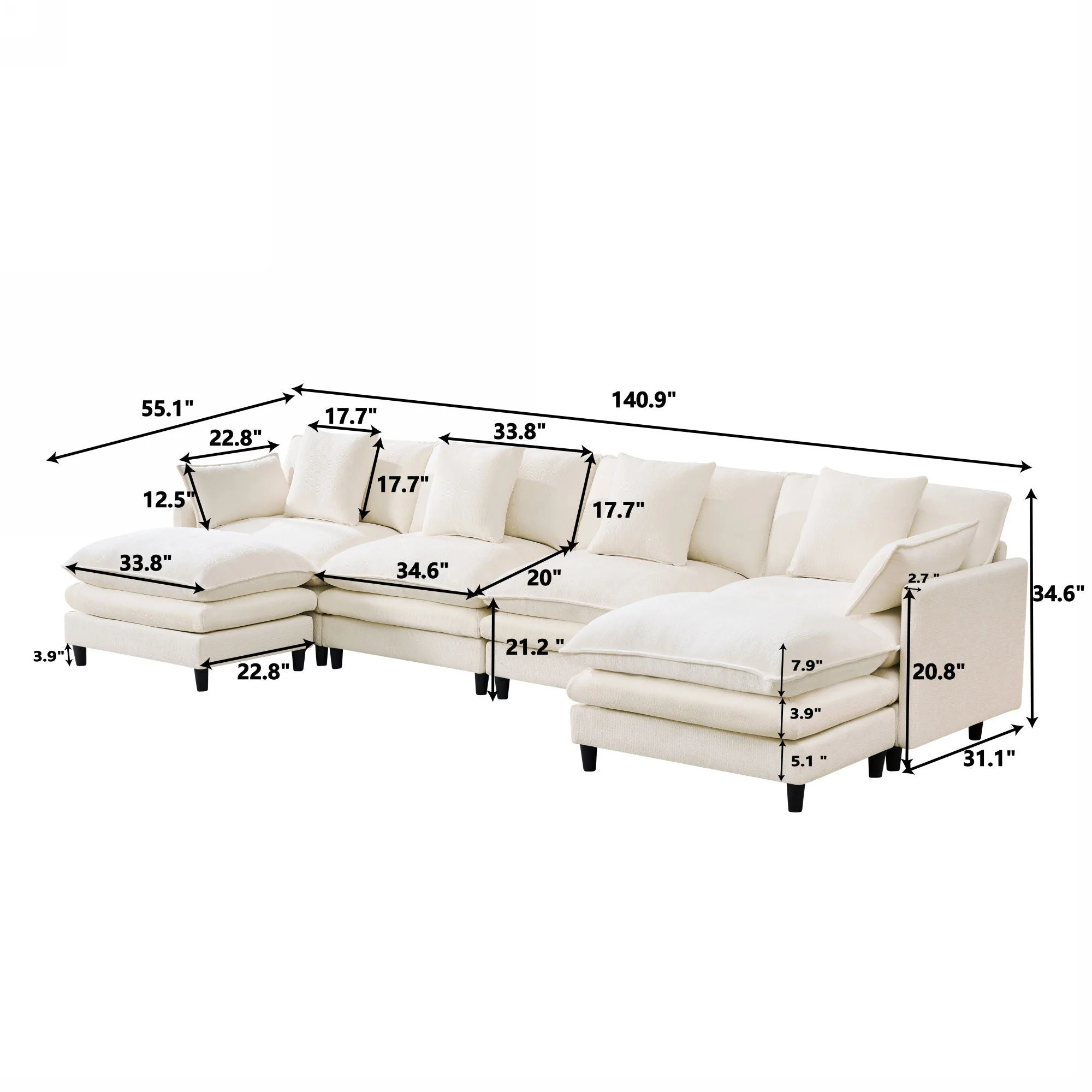 Sofa With Modular Design - Image 20
