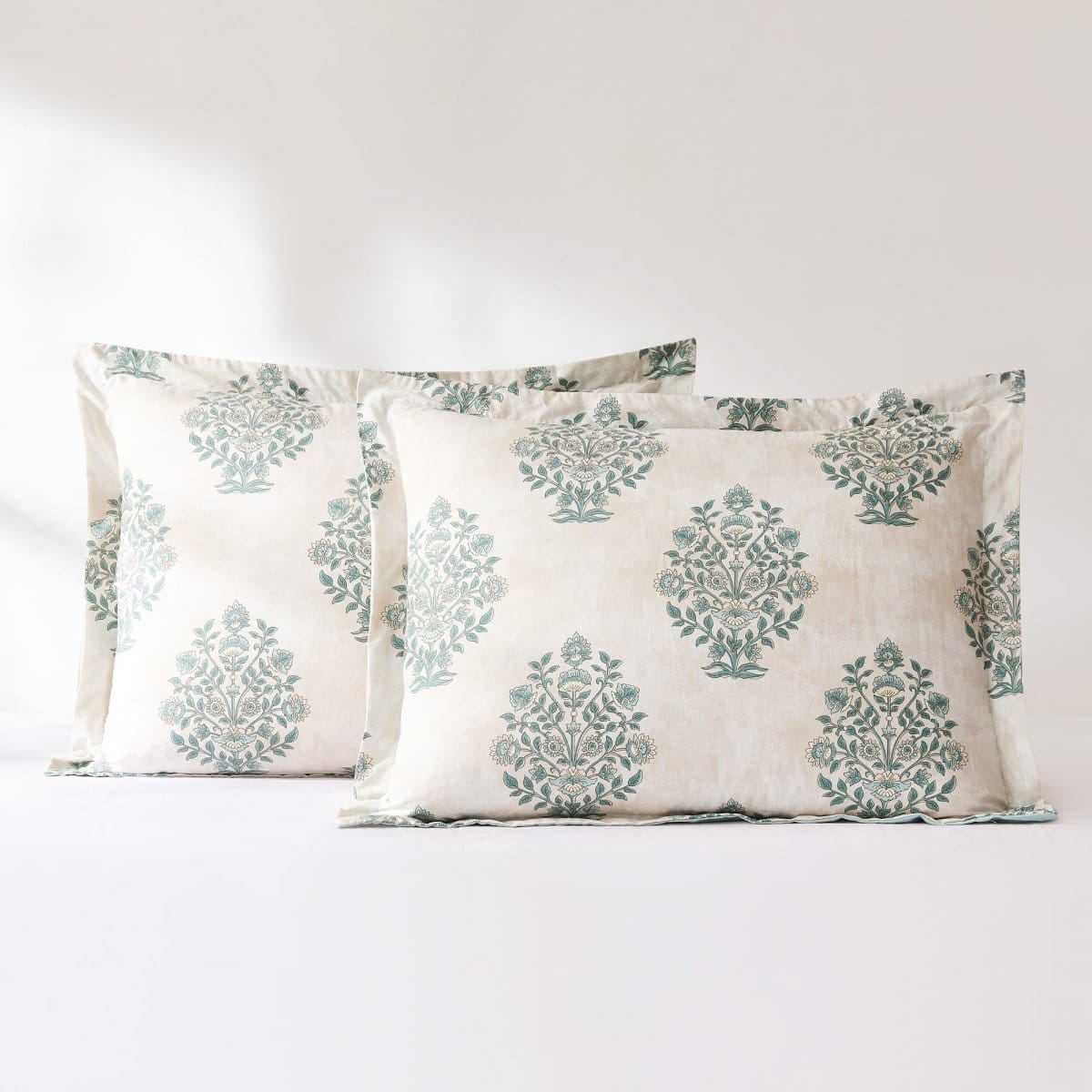 Sofia Flower Block Bouquet Cotton Comforter Set - Image 6