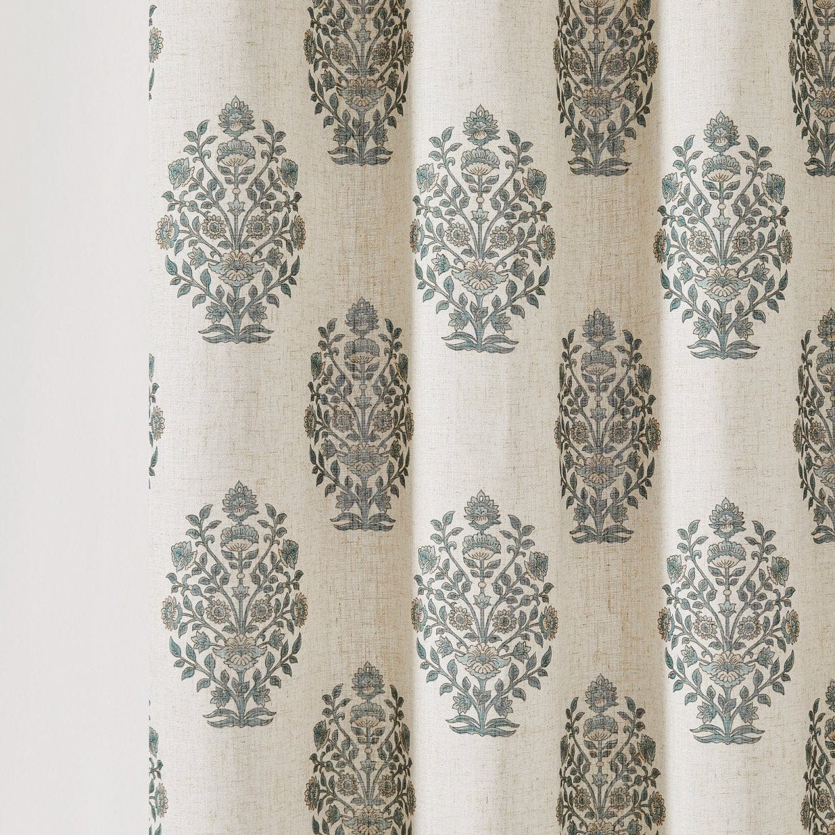 Sofia Flower Block Bouquet Shower Curtain - Image 4