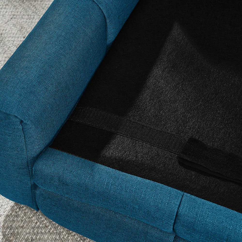 Soft and Comfortable Pet Bed for Big and Oversized Dogs - Dark Blue - Image 4