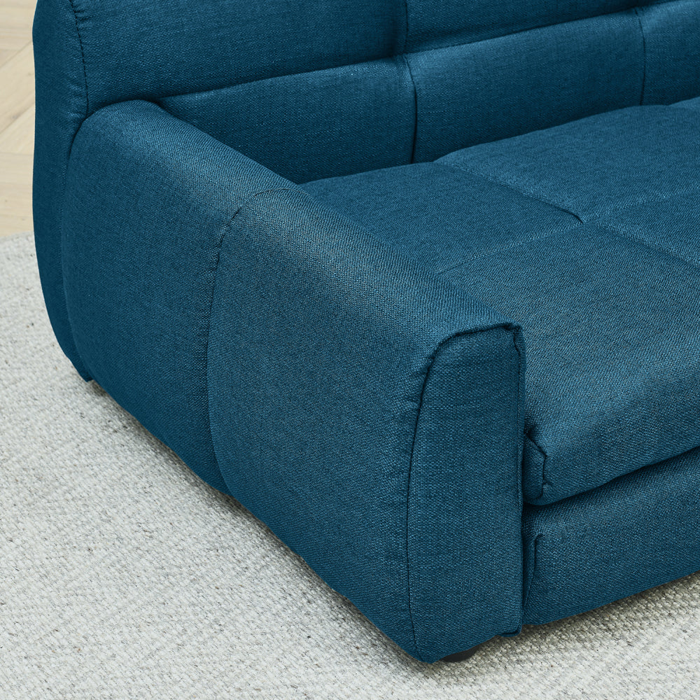 Soft and Comfortable Pet Bed for Big and Oversized Dogs - Dark Blue - Image 6
