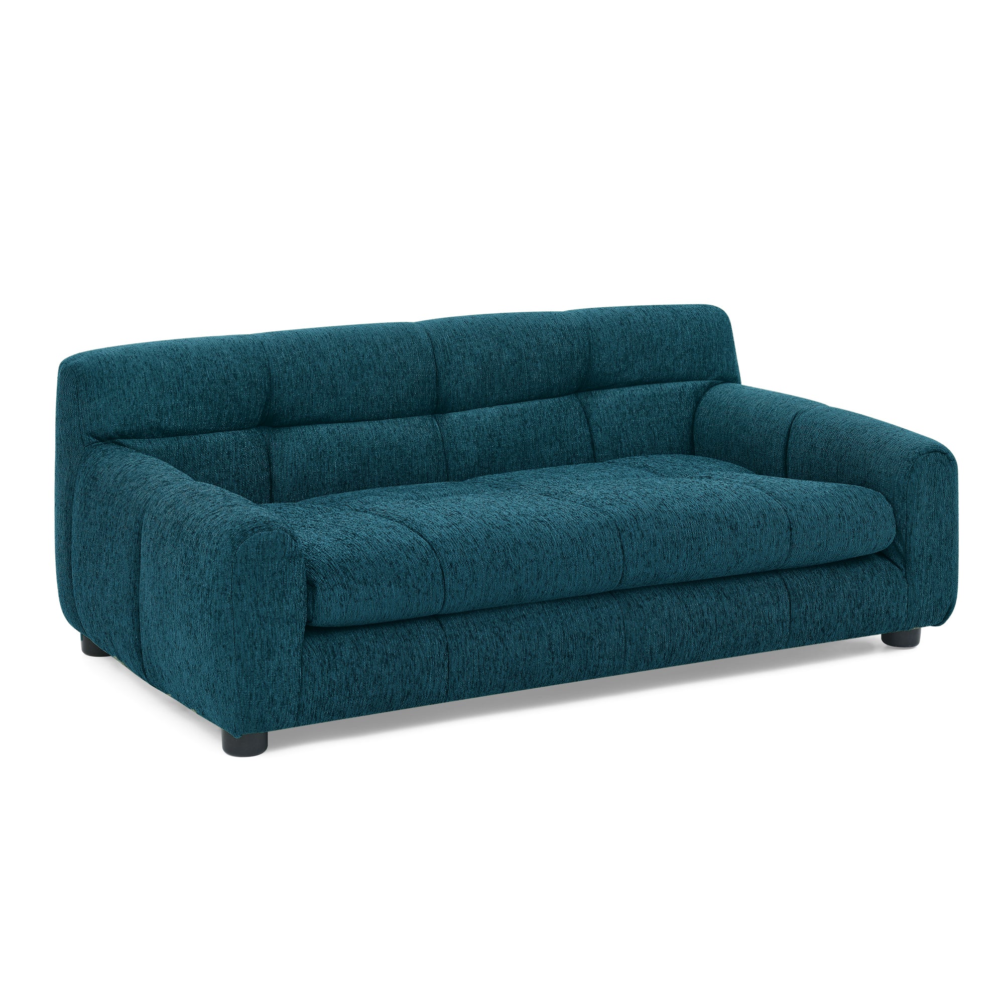Soft Comfortable Pet Sofa with Backrest and Armrests in Blue - Image 11