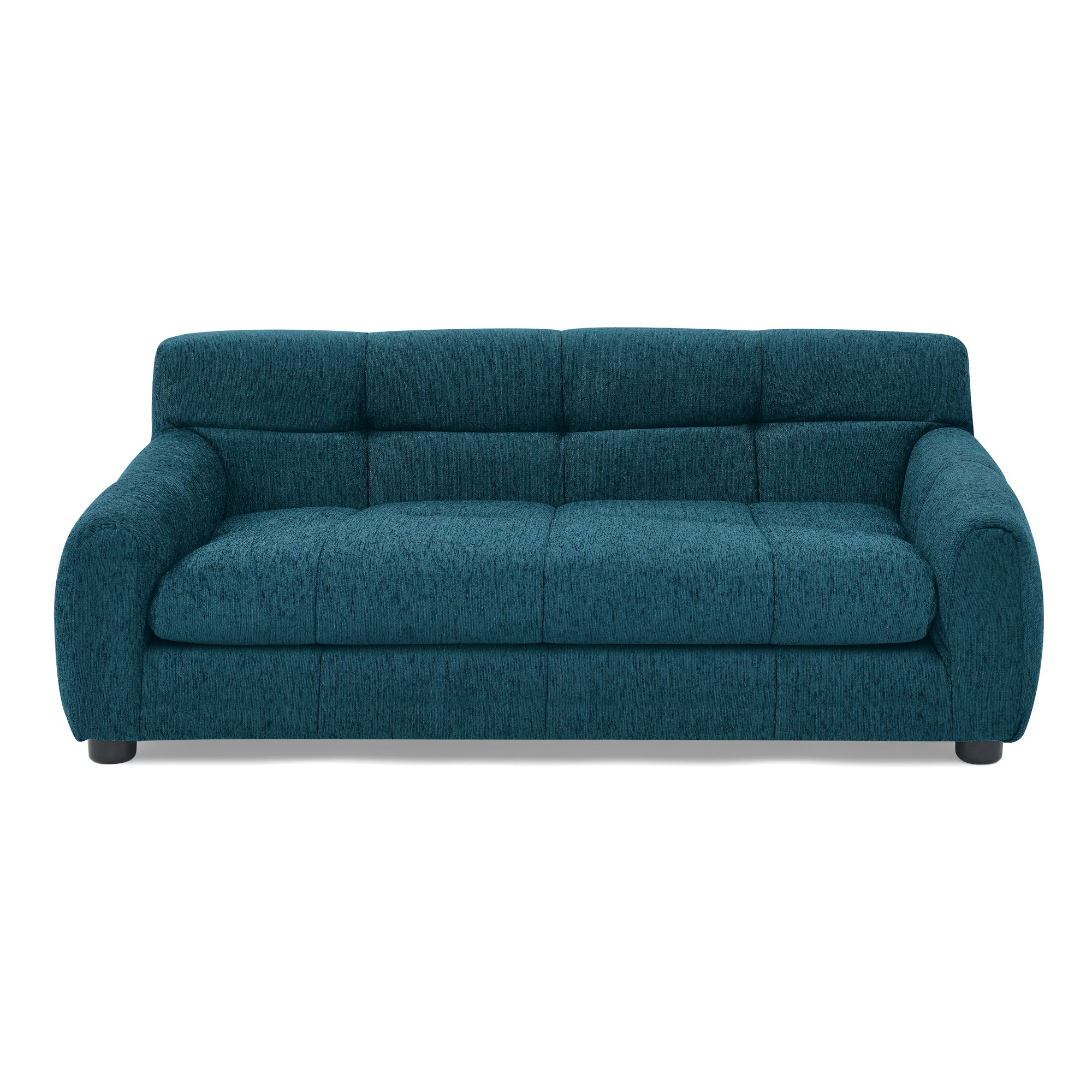 Soft Comfortable Pet Sofa with Backrest and Armrests in Blue - Image 9