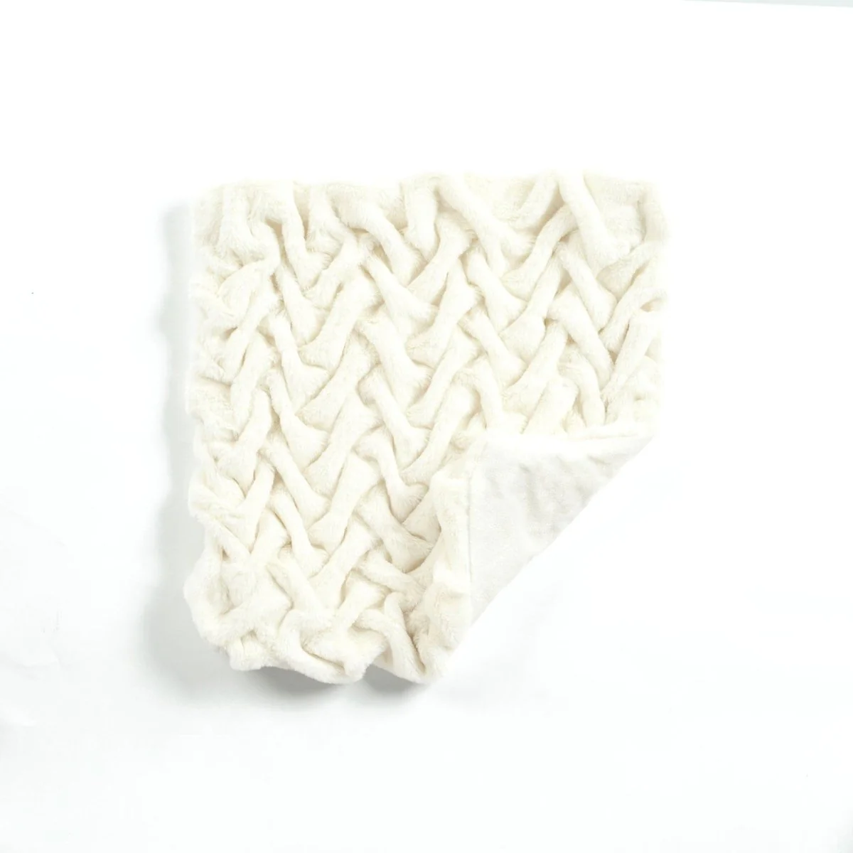 Soft Fur Weave Decorative Pillow Cover - Image 3