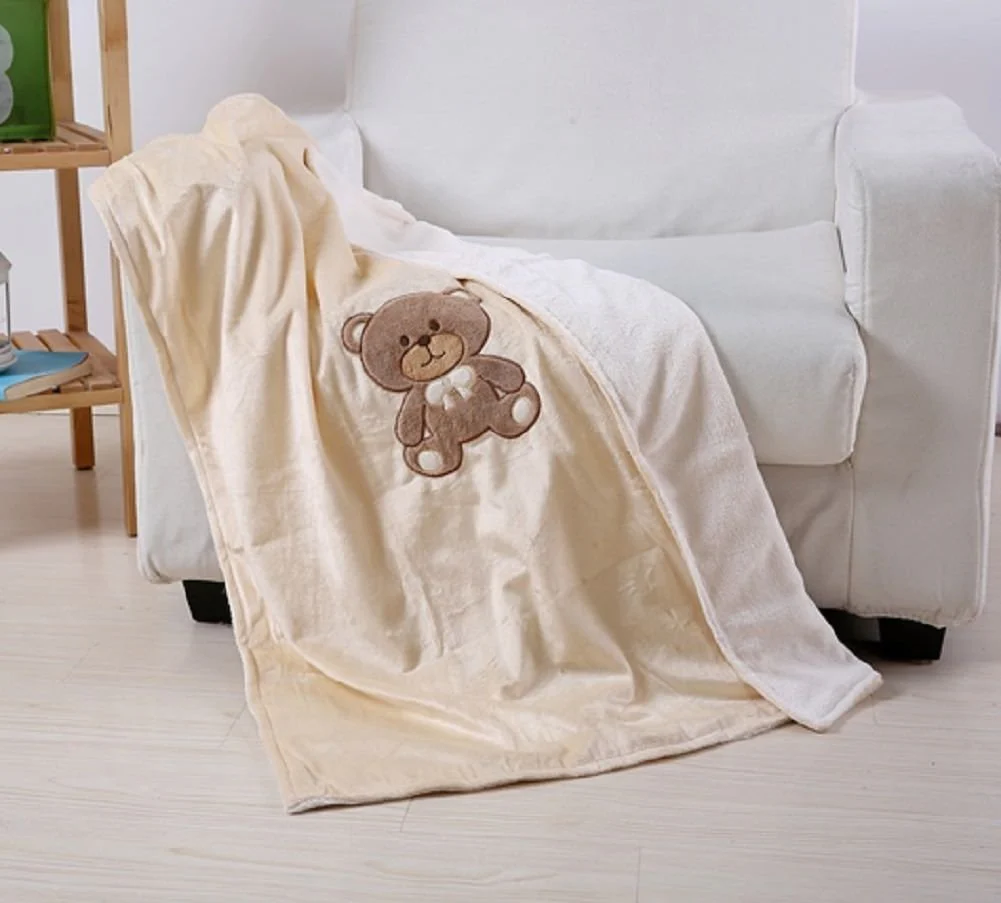 Soft Fuzzy Hypoalergenic Microplush Baby Blanket (40" x 30") - Image 5