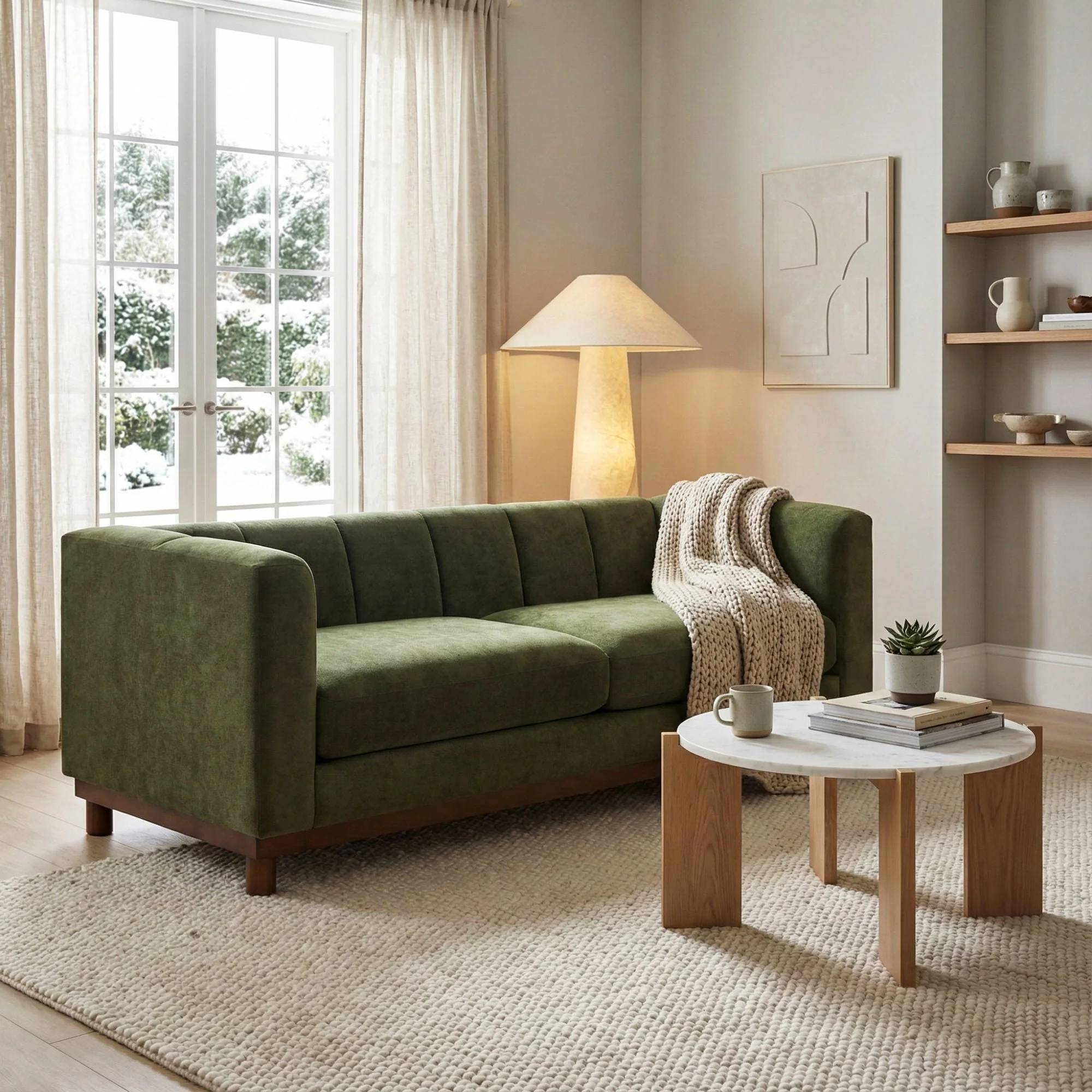 Soft Loveseat Sofa For Living Room - Image 10