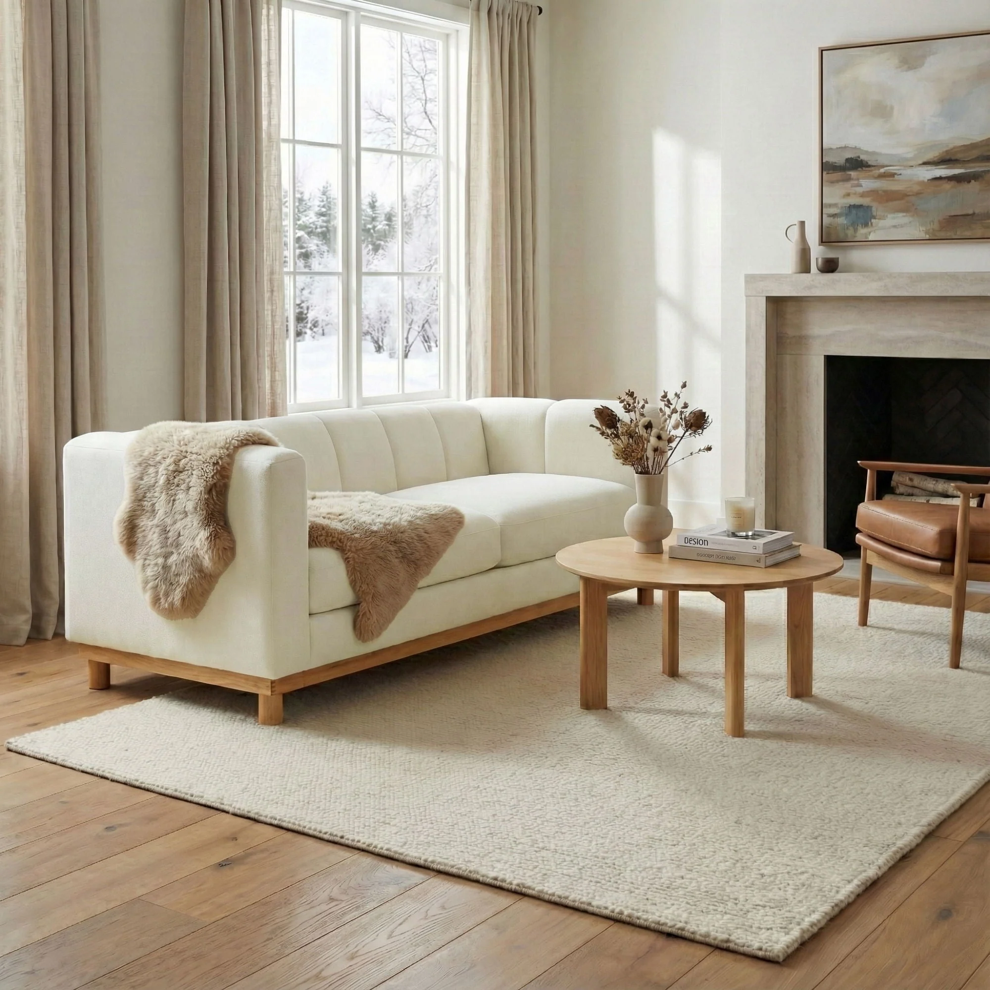 Soft Loveseat Sofa For Living Room - Image 4