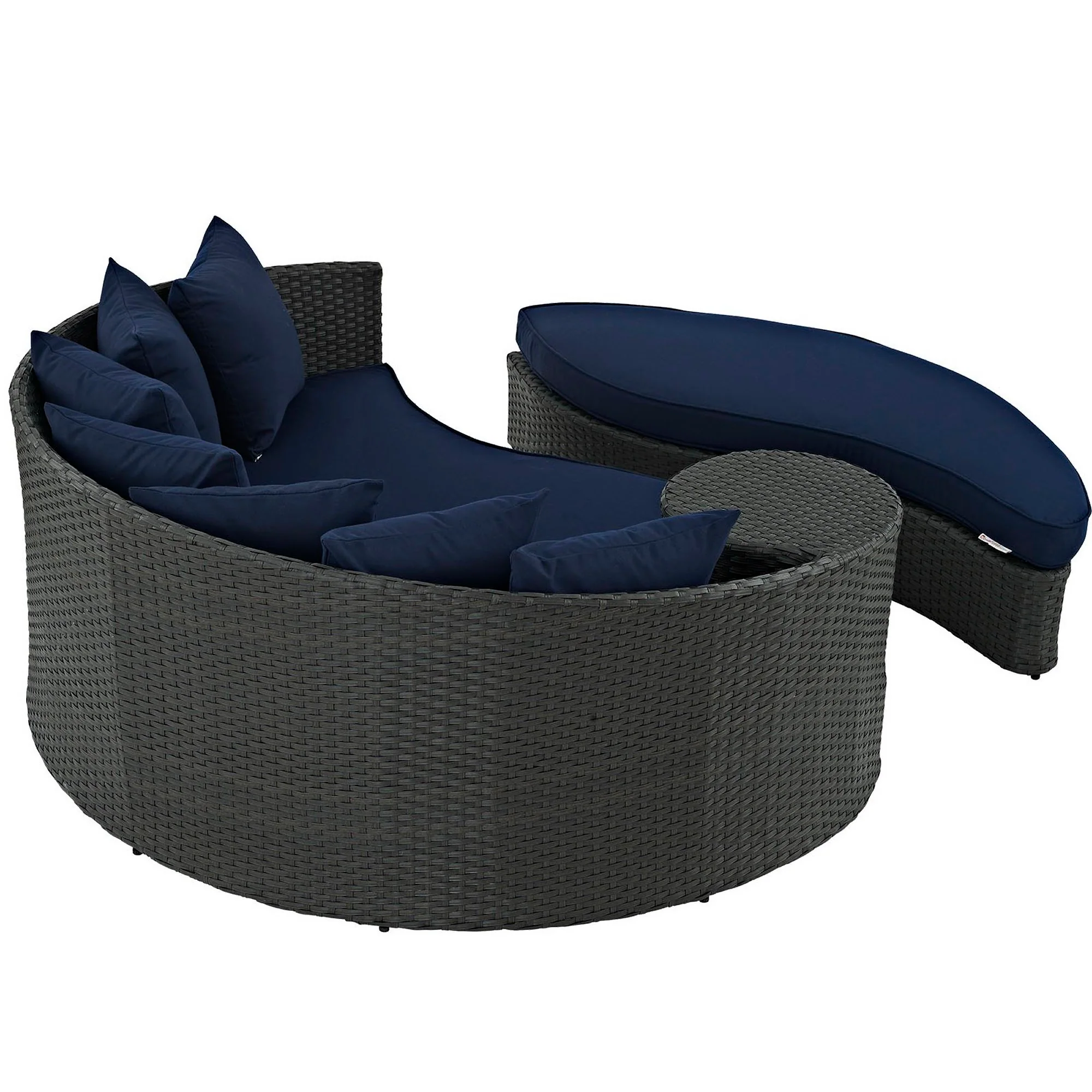 Sojourn Outdoor Patio Sunbrella Daybed by Modway - Image 2