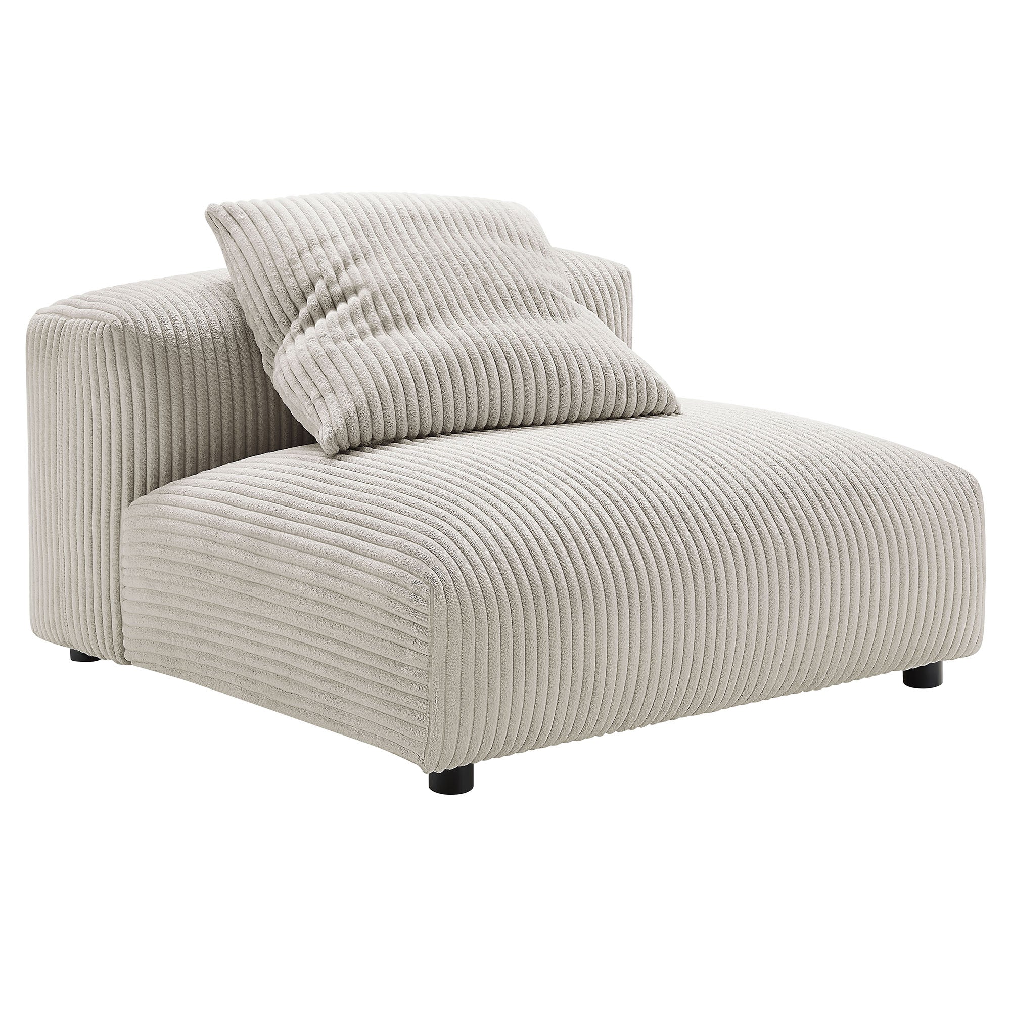 Solace 2-Piece Modular Corduroy Upholstered Sofa by Modway - Image 3