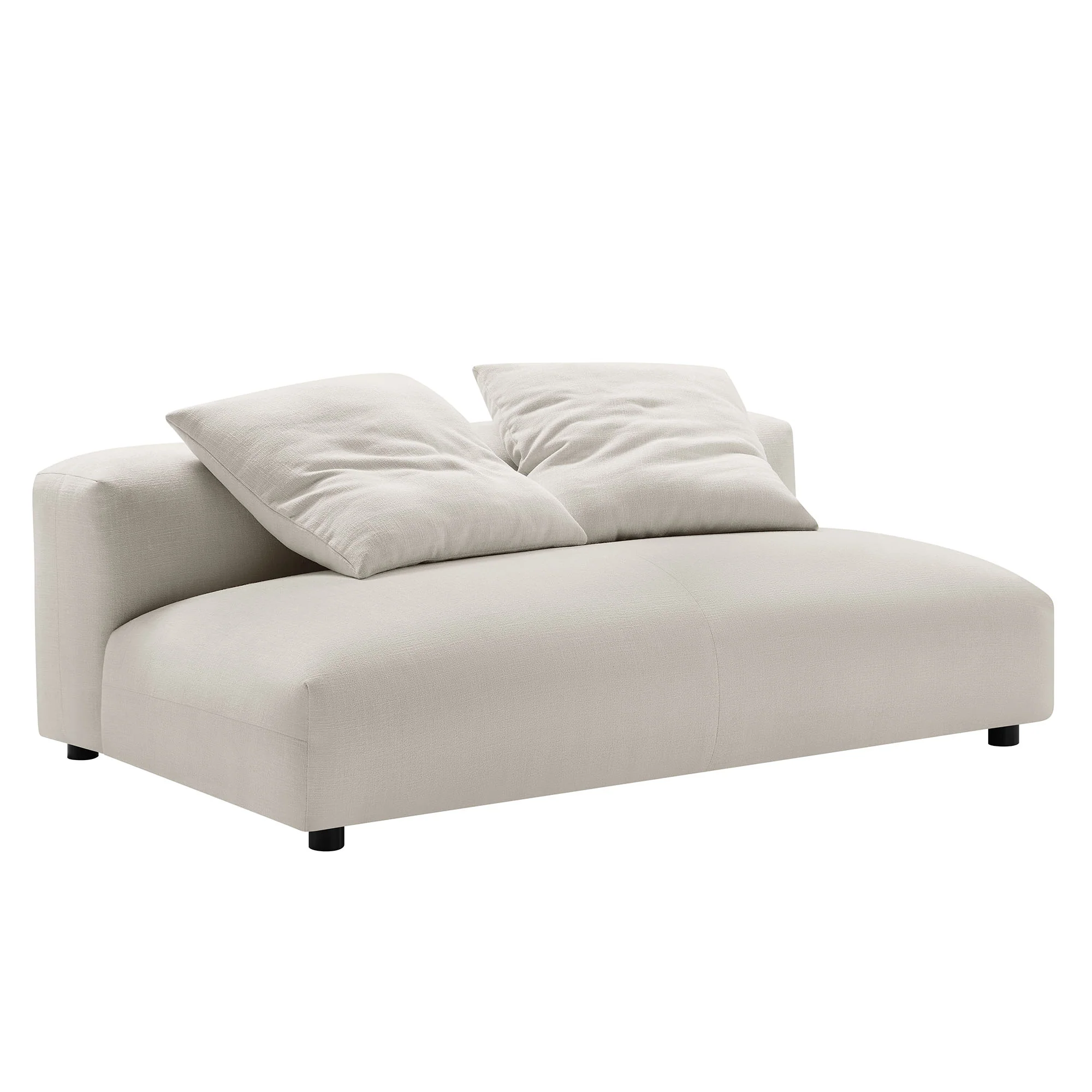 Solace 2-Piece Modular Upholstered Fabric Sectional Sofa With Chaise by Modway - Image 12
