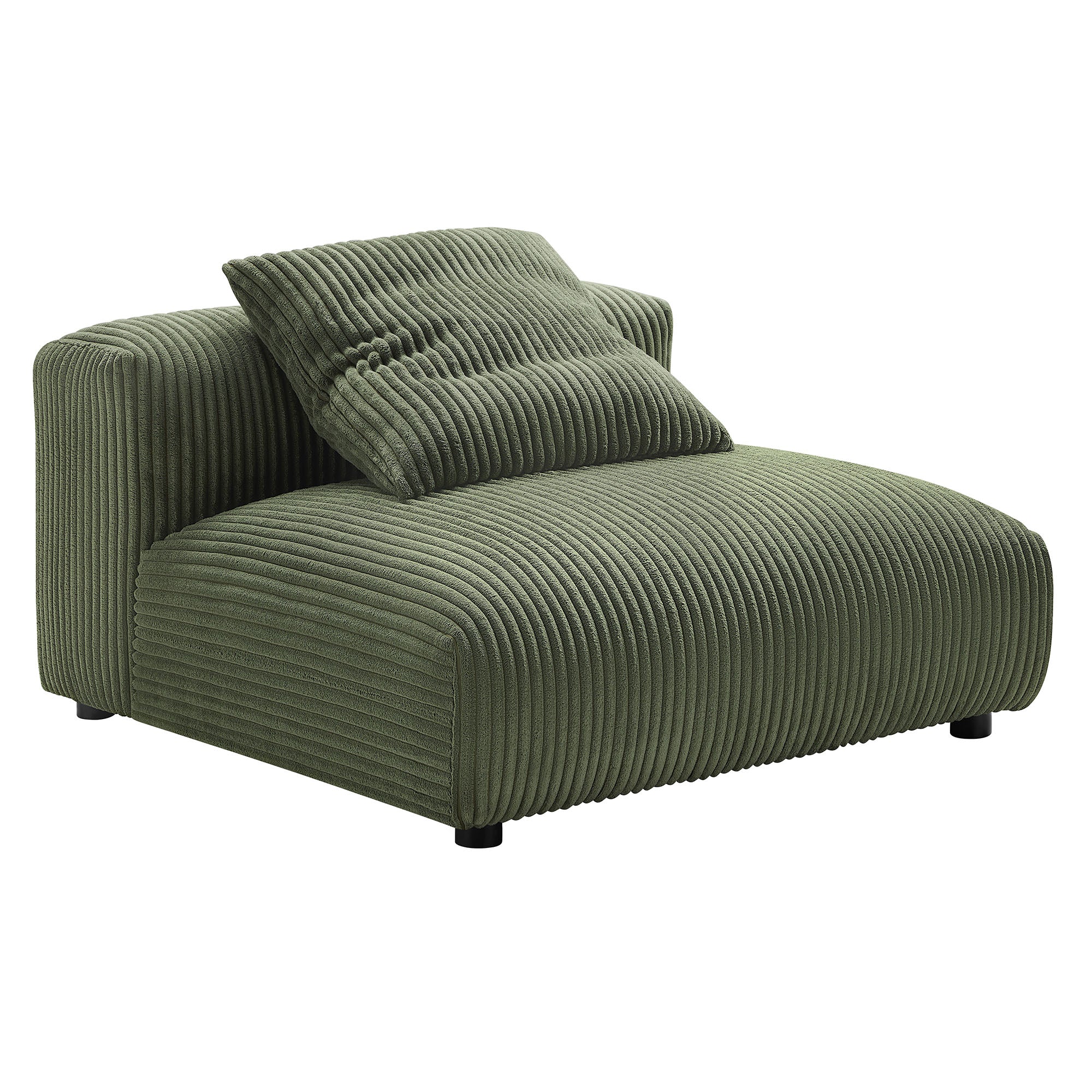 Solace 3-Piece Modular Corduroy Upholstered Sofa by Modway - Image 12