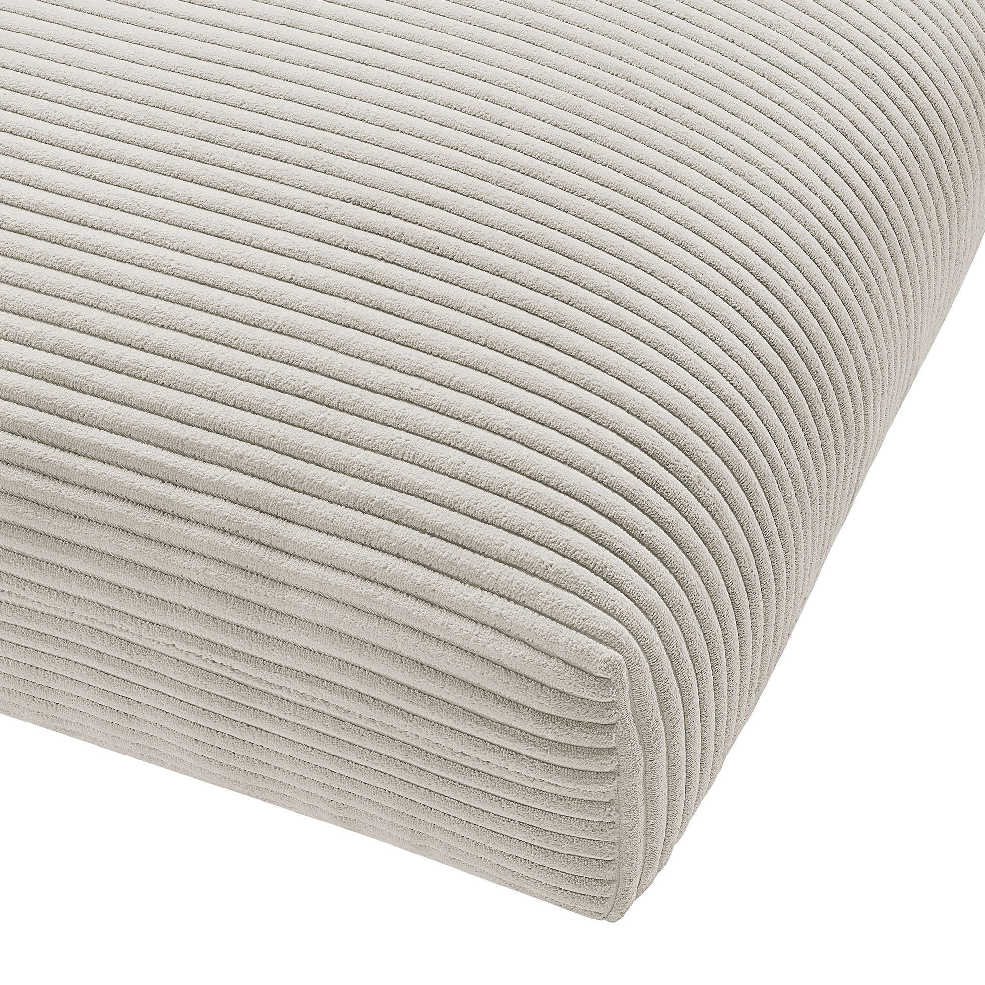 Solace Modular Corduroy Upholstered Ottoman by Modway - Image 10