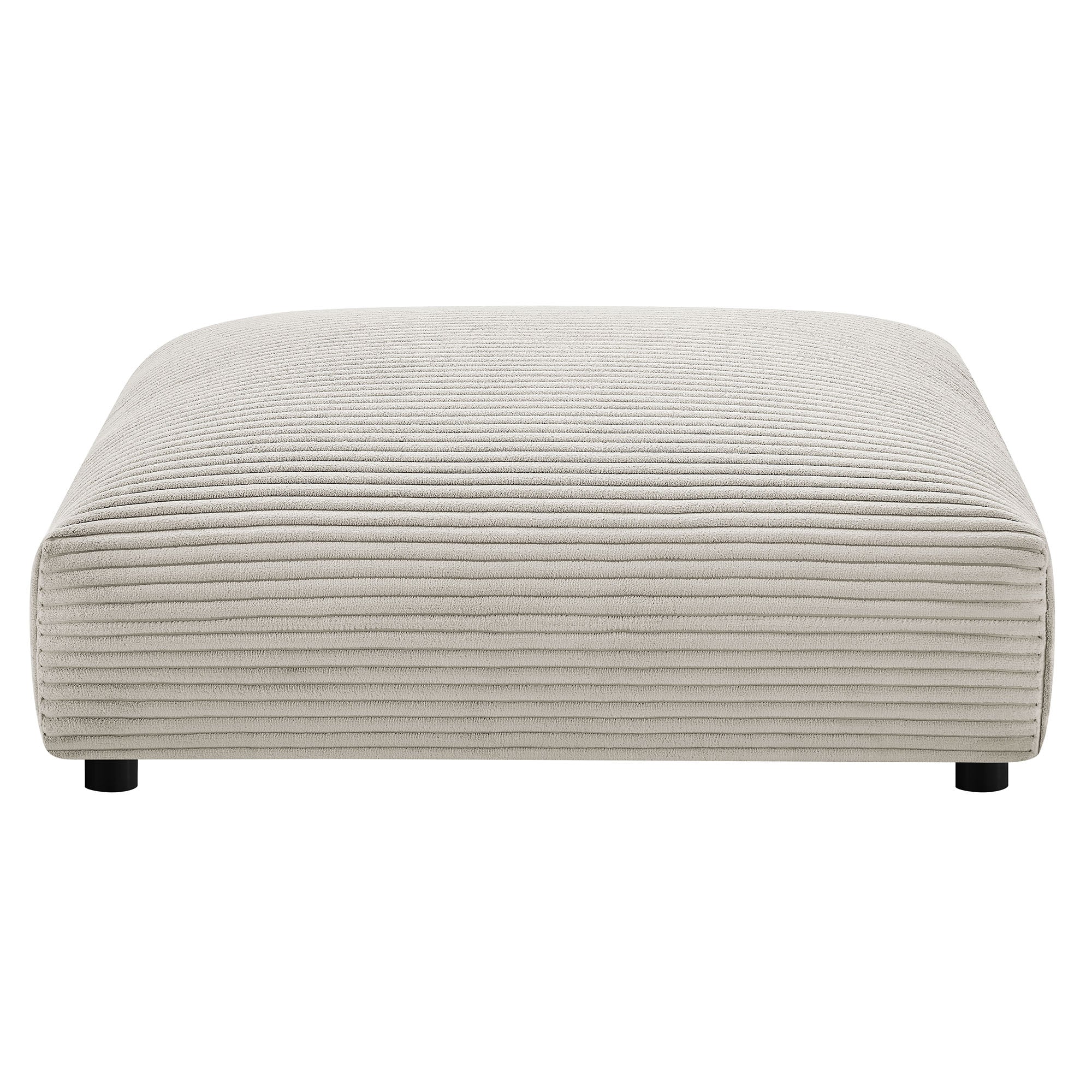 Solace Modular Corduroy Upholstered Ottoman by Modway - Image 11