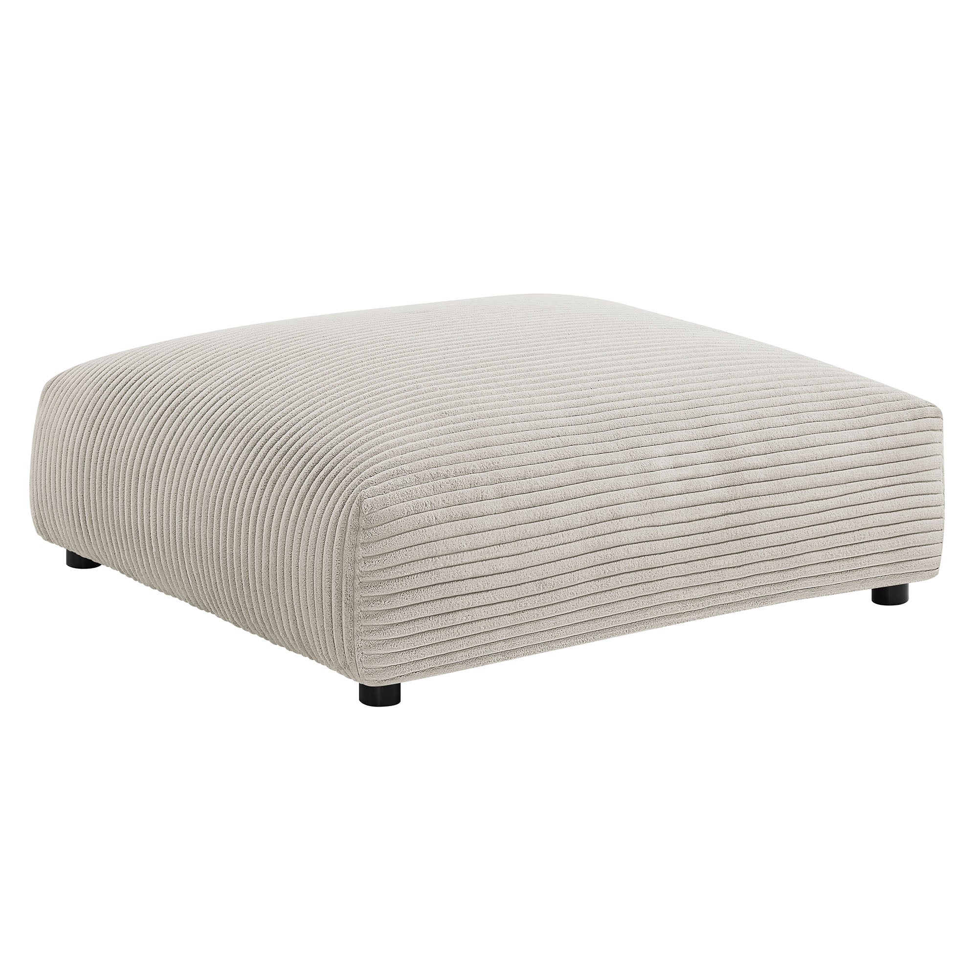 Solace Modular Corduroy Upholstered Ottoman by Modway - Image 14