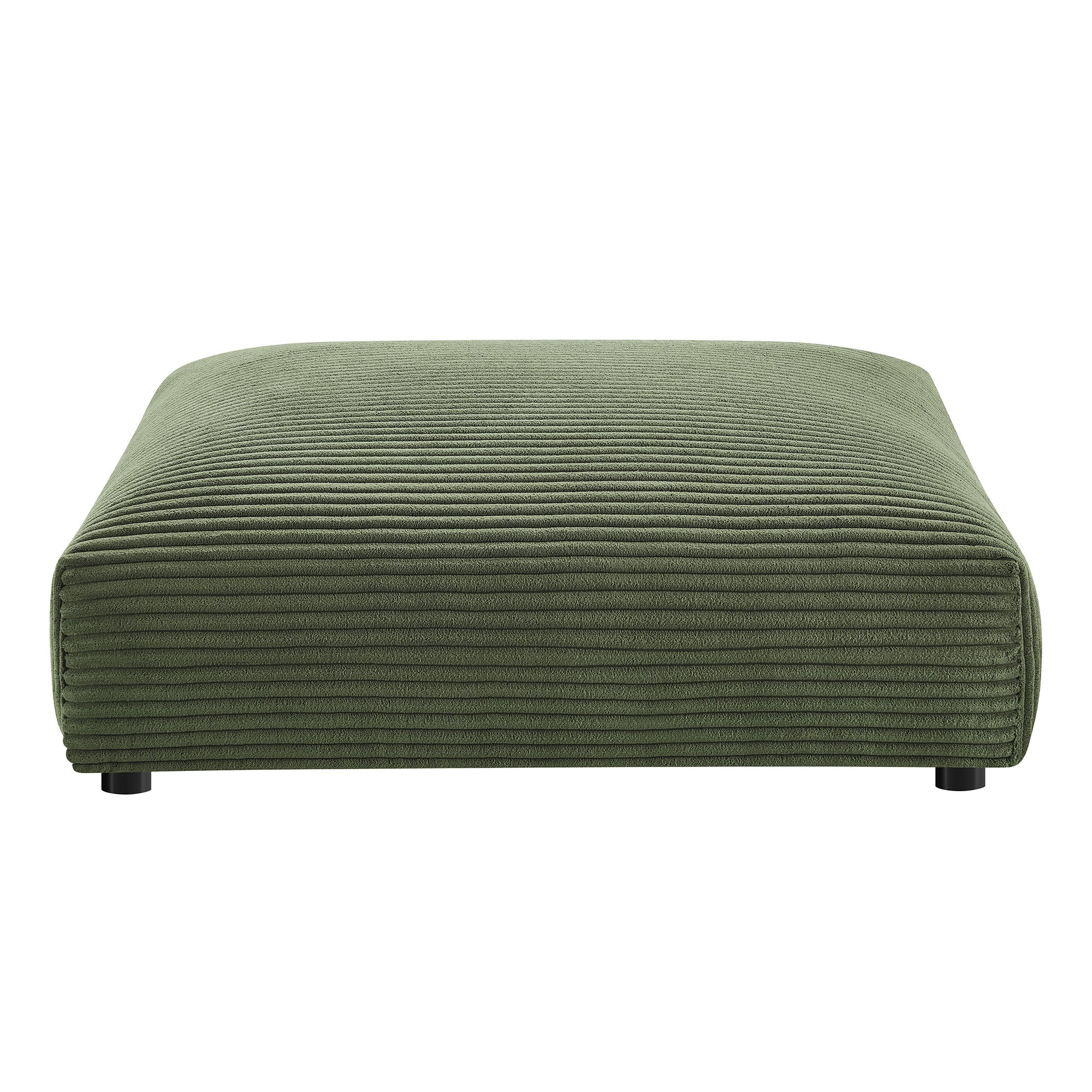 Solace Modular Corduroy Upholstered Ottoman by Modway - Image 4