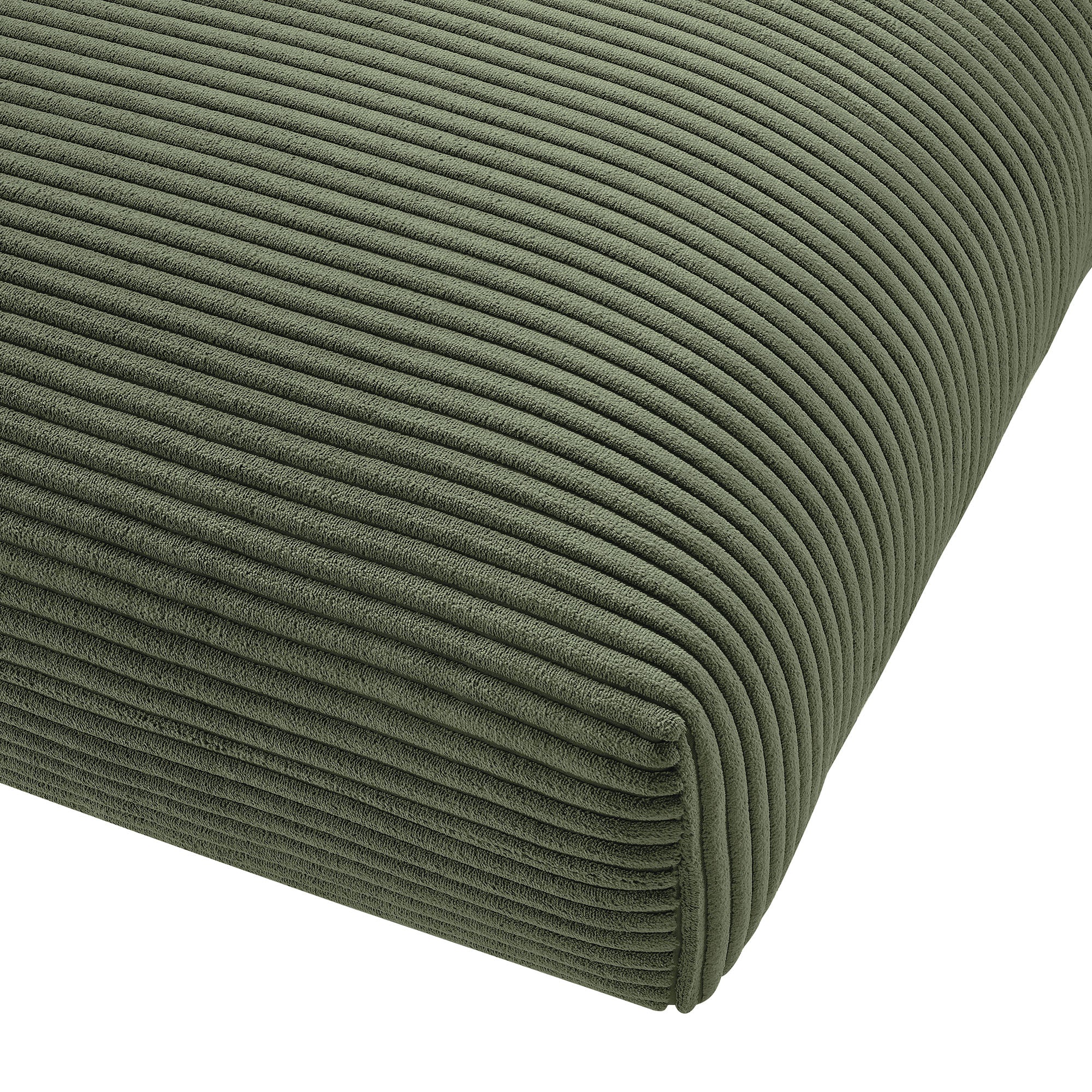 Solace Modular Corduroy Upholstered Ottoman by Modway - Image 5