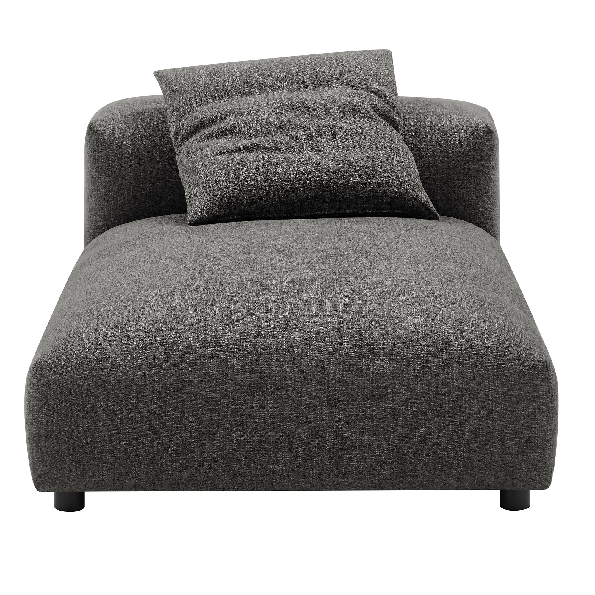 Solace Modular Upholstered Fabric Armless Chaise Lounge - Image 11