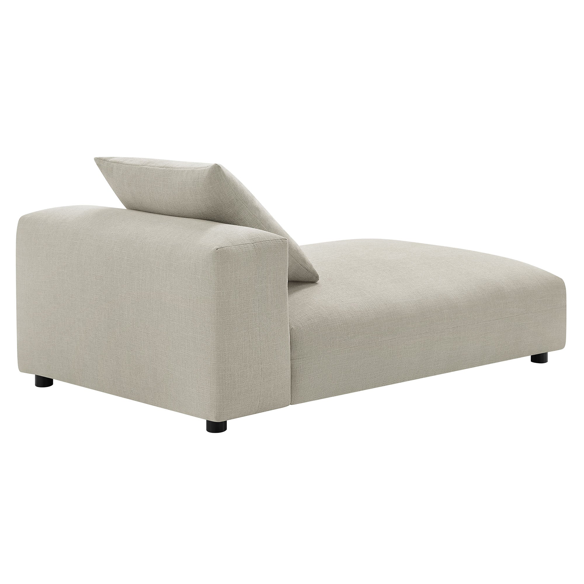 Solace Modular Upholstered Fabric Armless Chaise Lounge - Image 12