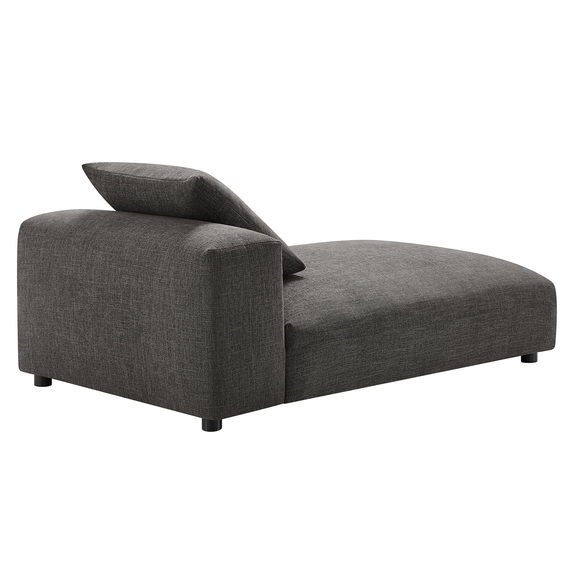 Solace Modular Upholstered Fabric Armless Chaise Lounge - Image 13