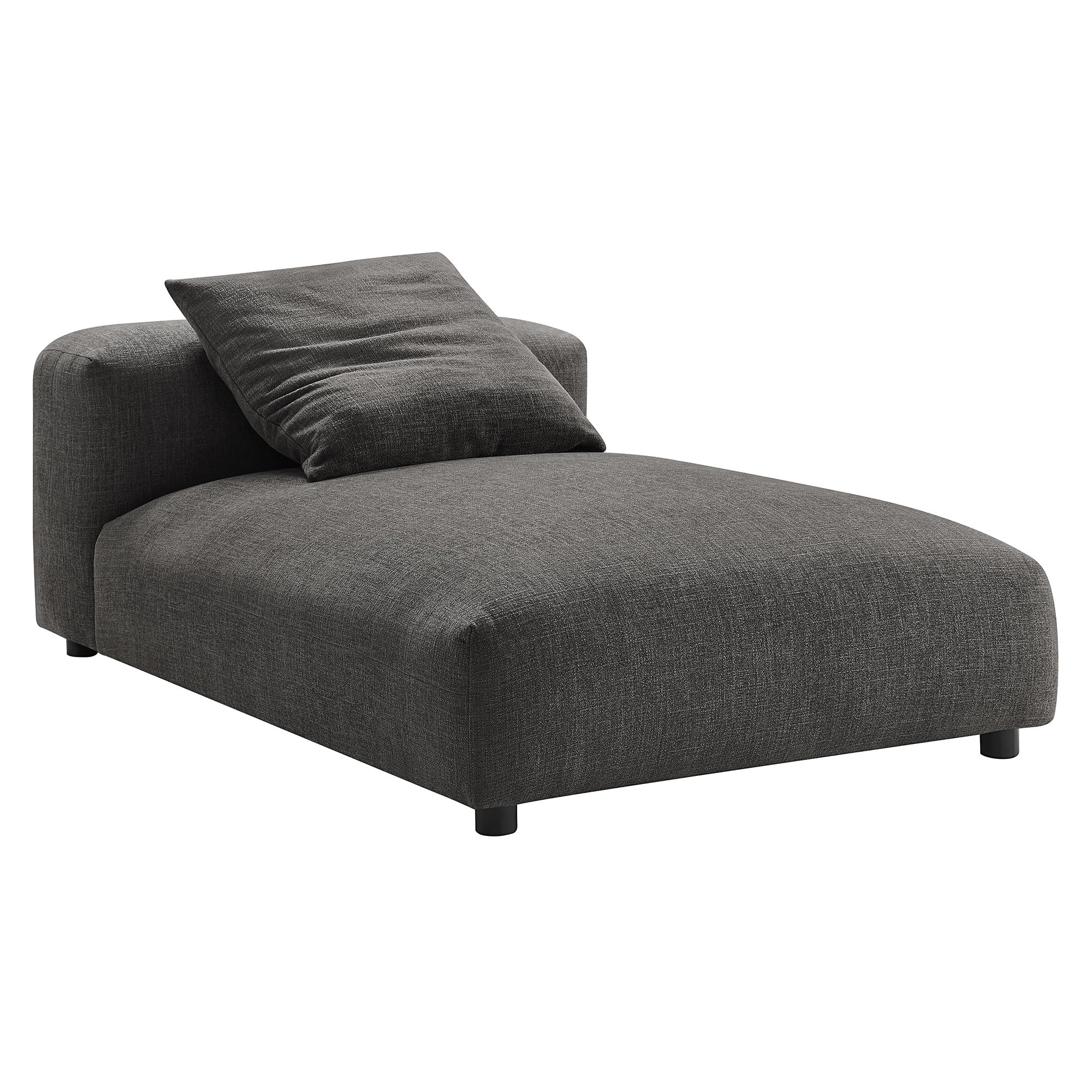 Solace Modular Upholstered Fabric Armless Chaise Lounge - Image 21