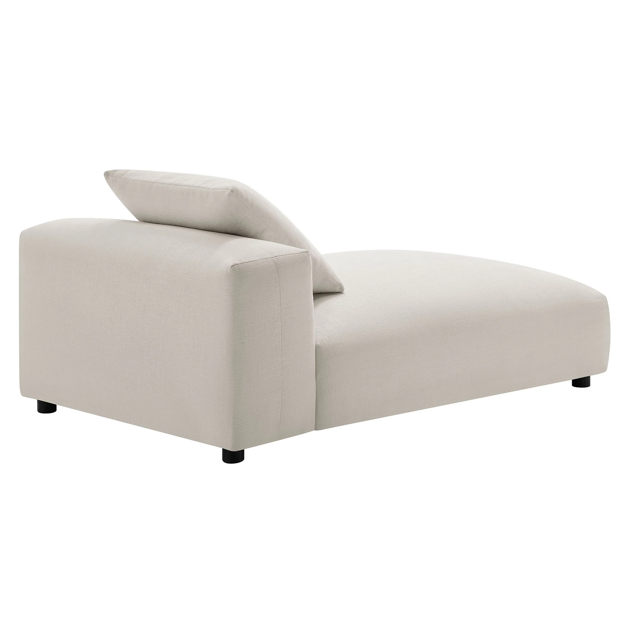 Solace Modular Upholstered Fabric Armless Chaise Lounge - Image 5